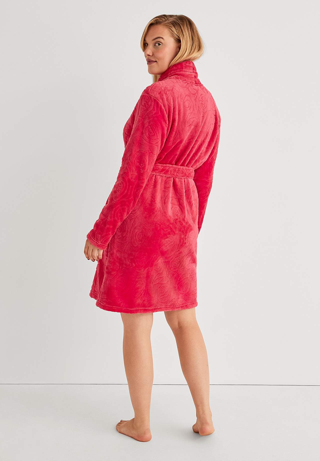 Morgonrock i mjuk fleece