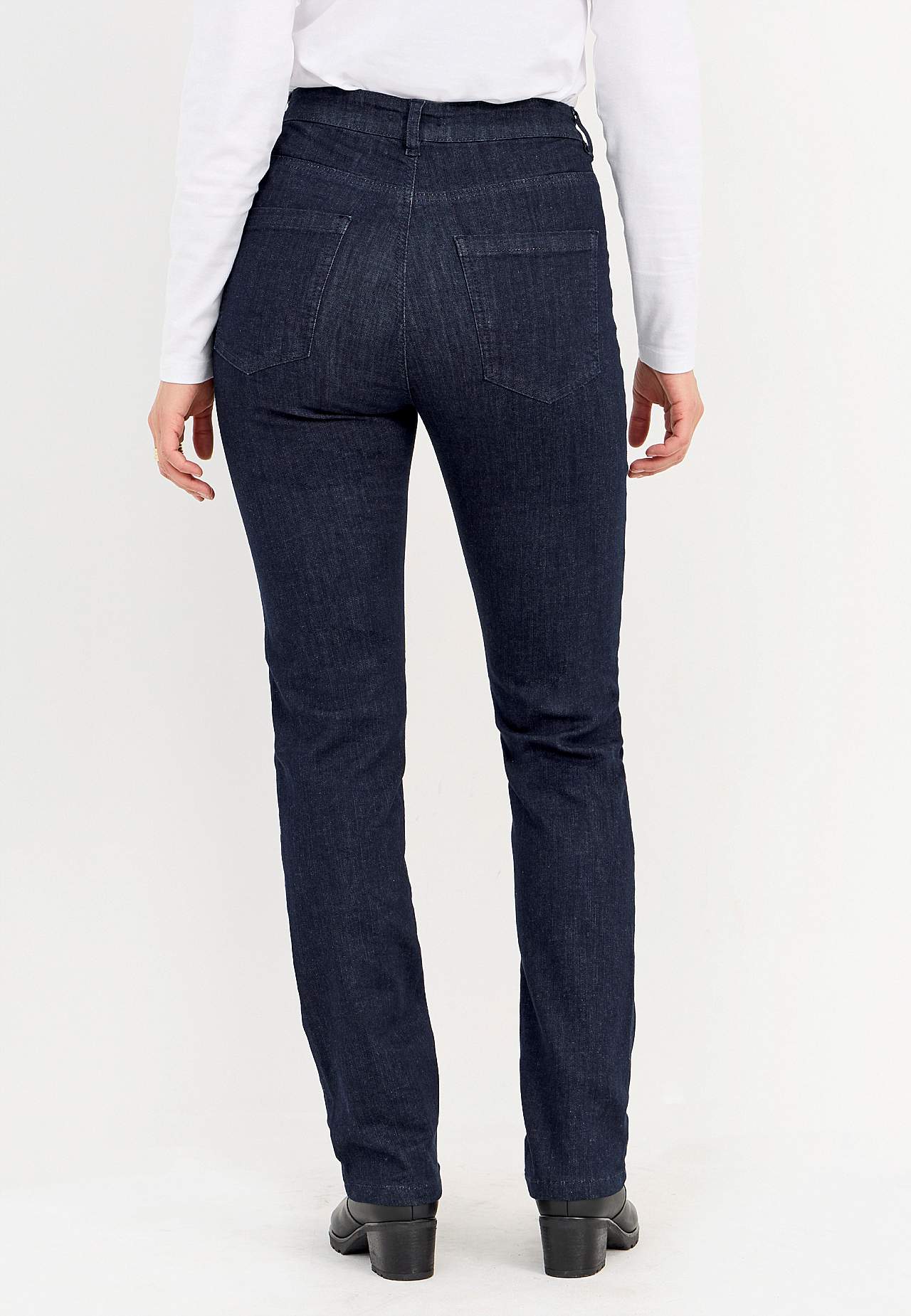Stretchjeans med rakt ben - tre längder