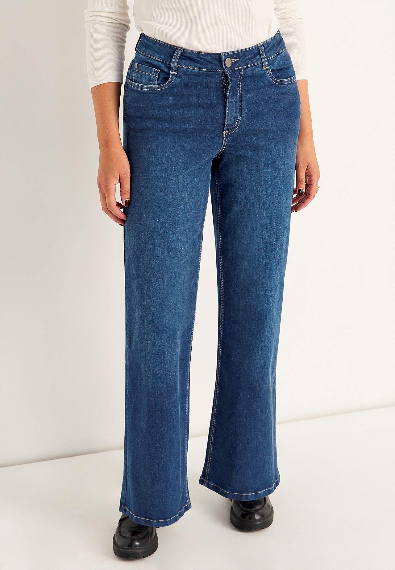 Vida jeans med hög midja Renata