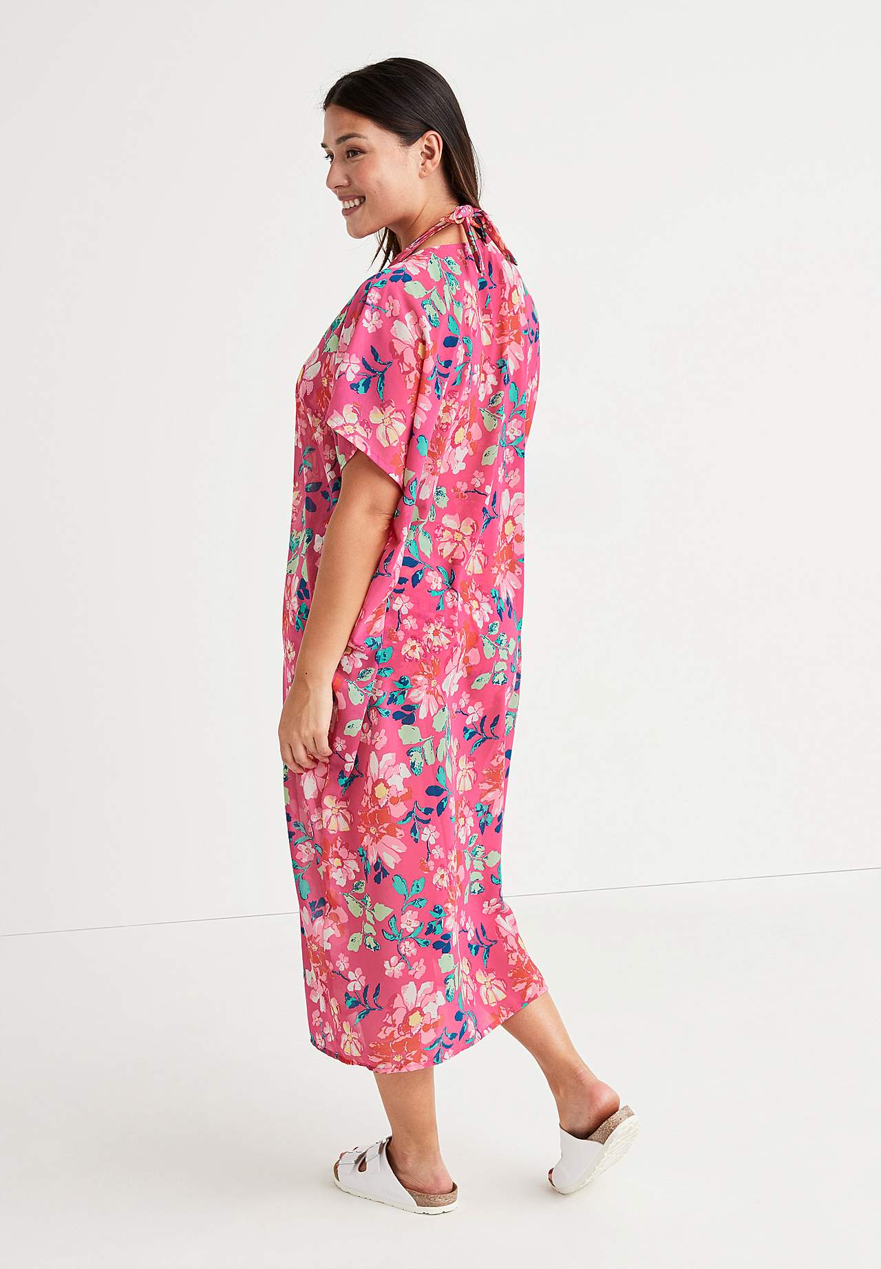 Blommig kaftan Hornbaek