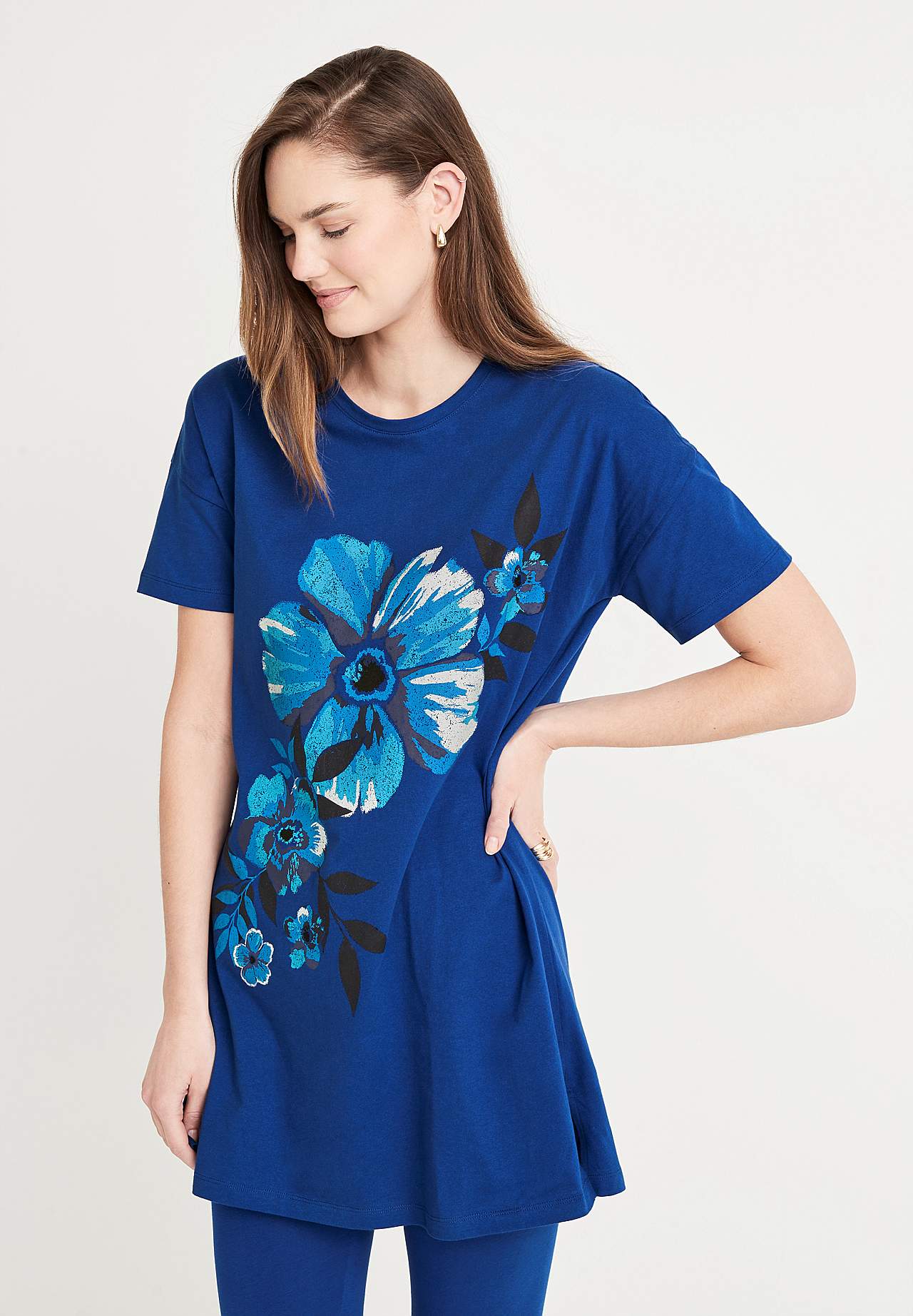 Lång t-shirt Teerece 2-pack
