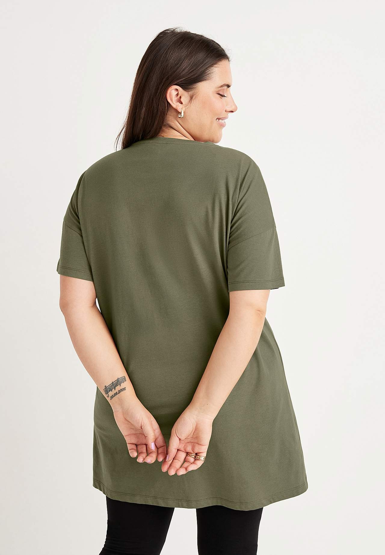 Lång t-shirt Teerece 2-pack