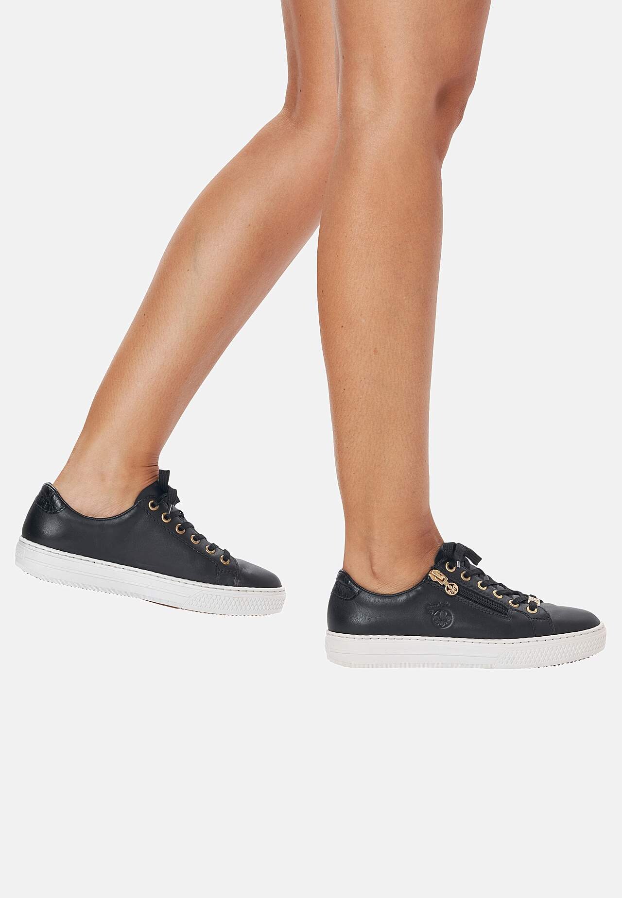 Sneaker med dragkedja