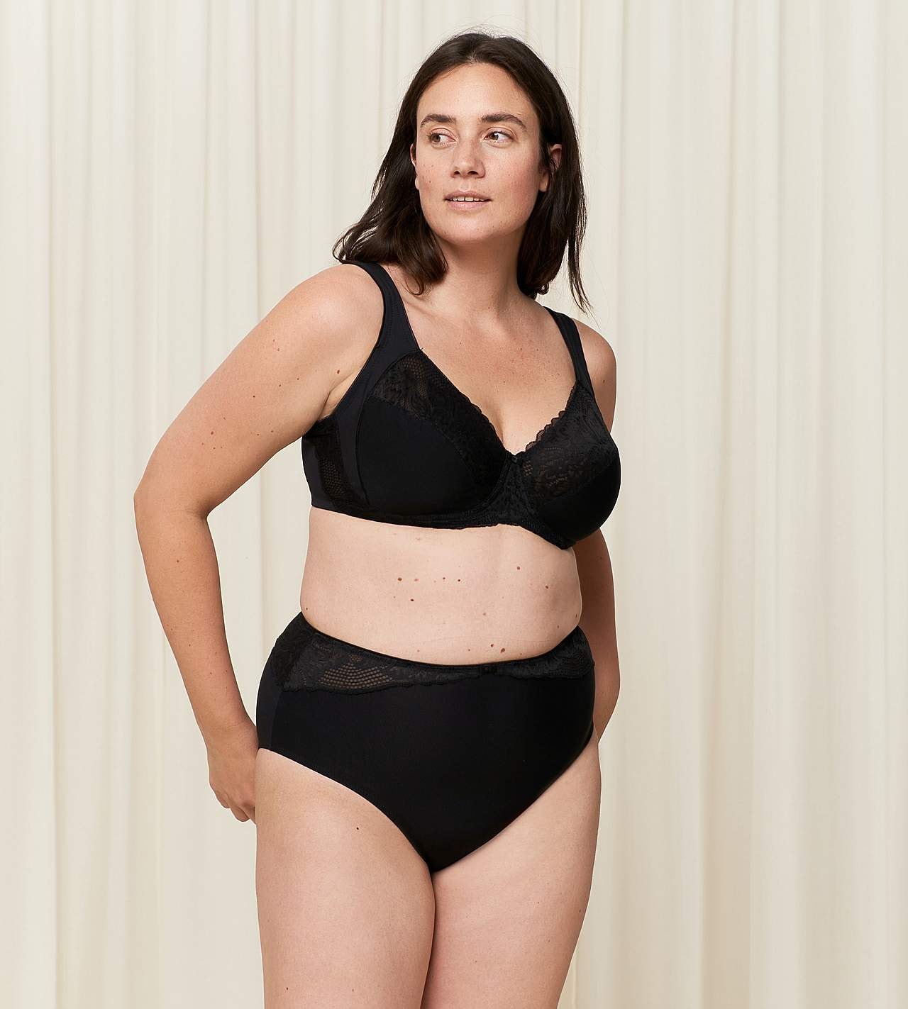Bygel-bh med fina spetsdetaljer Modern Lace+ Cotton