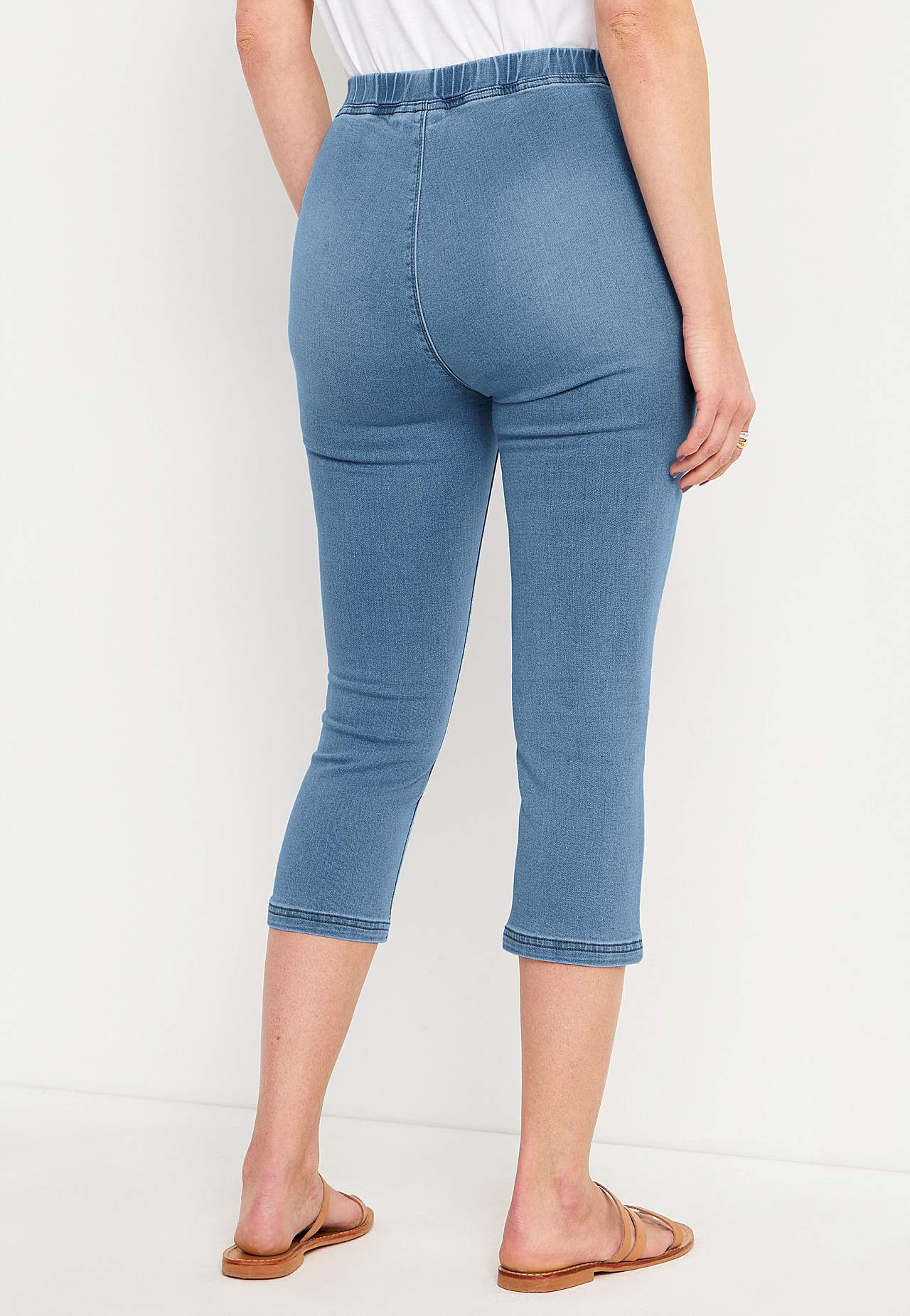 Caprileggings i denim