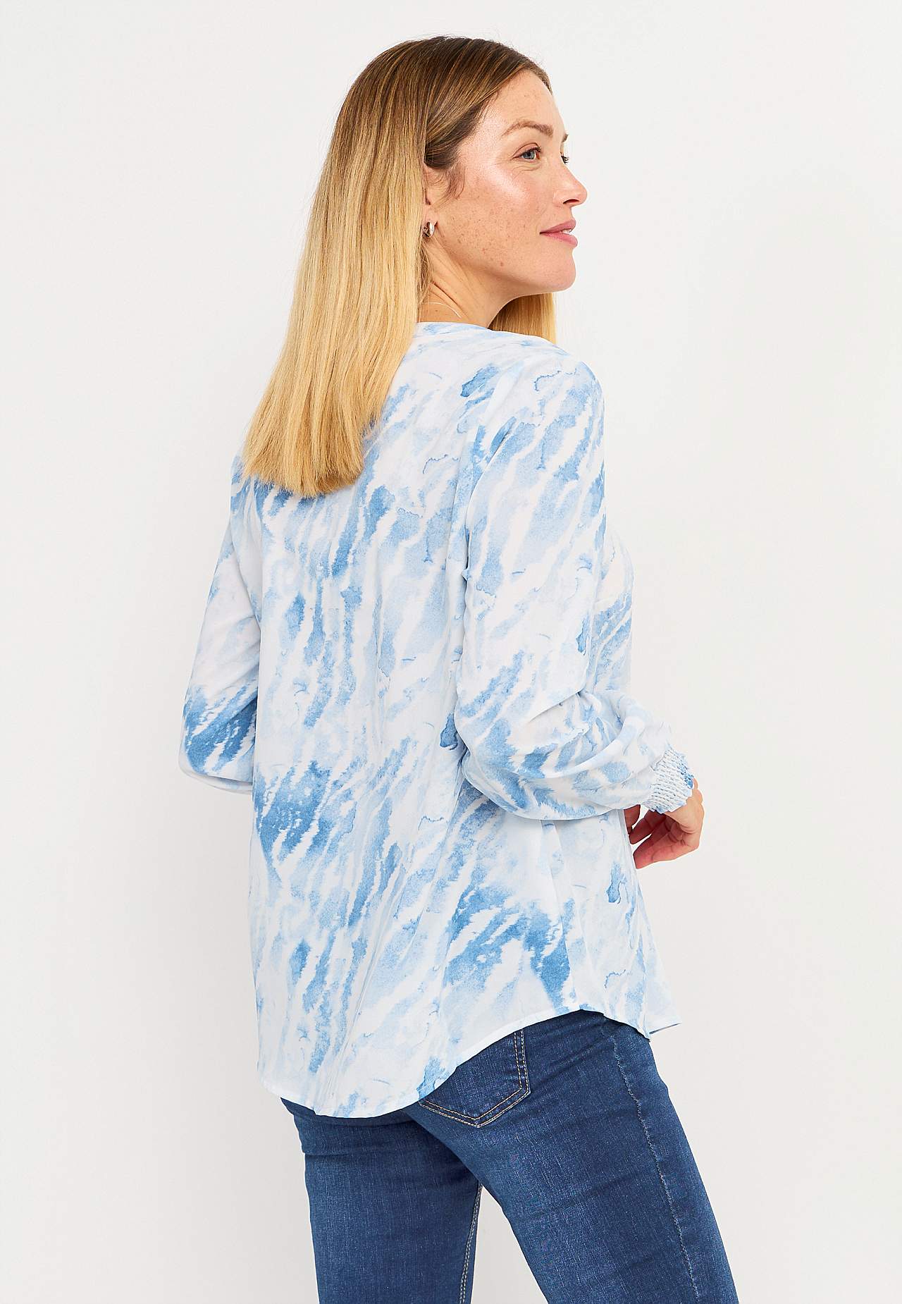 Blus med krås Alva