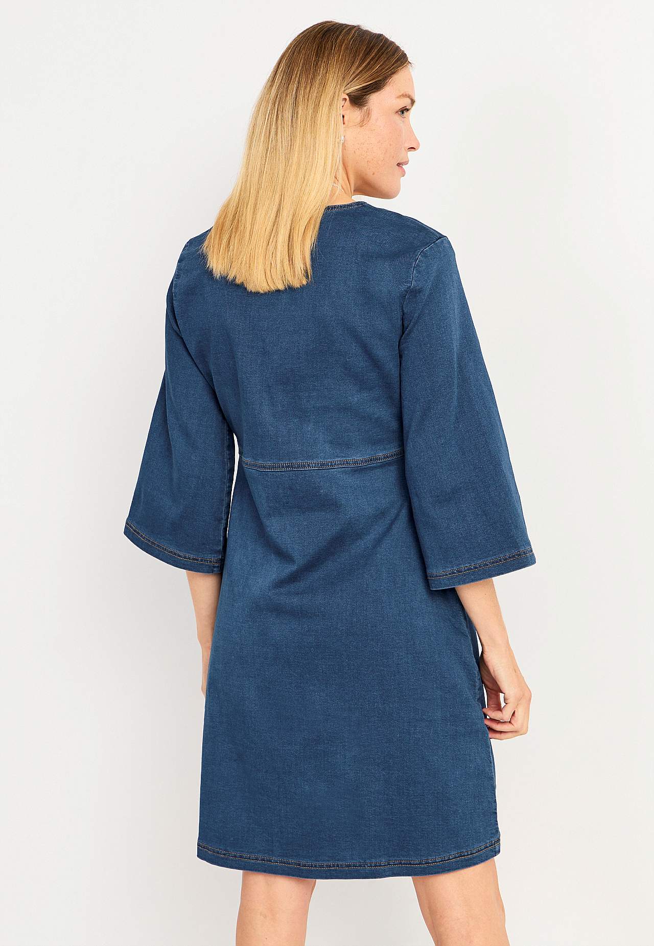 Klänning i denimtrikå Olga