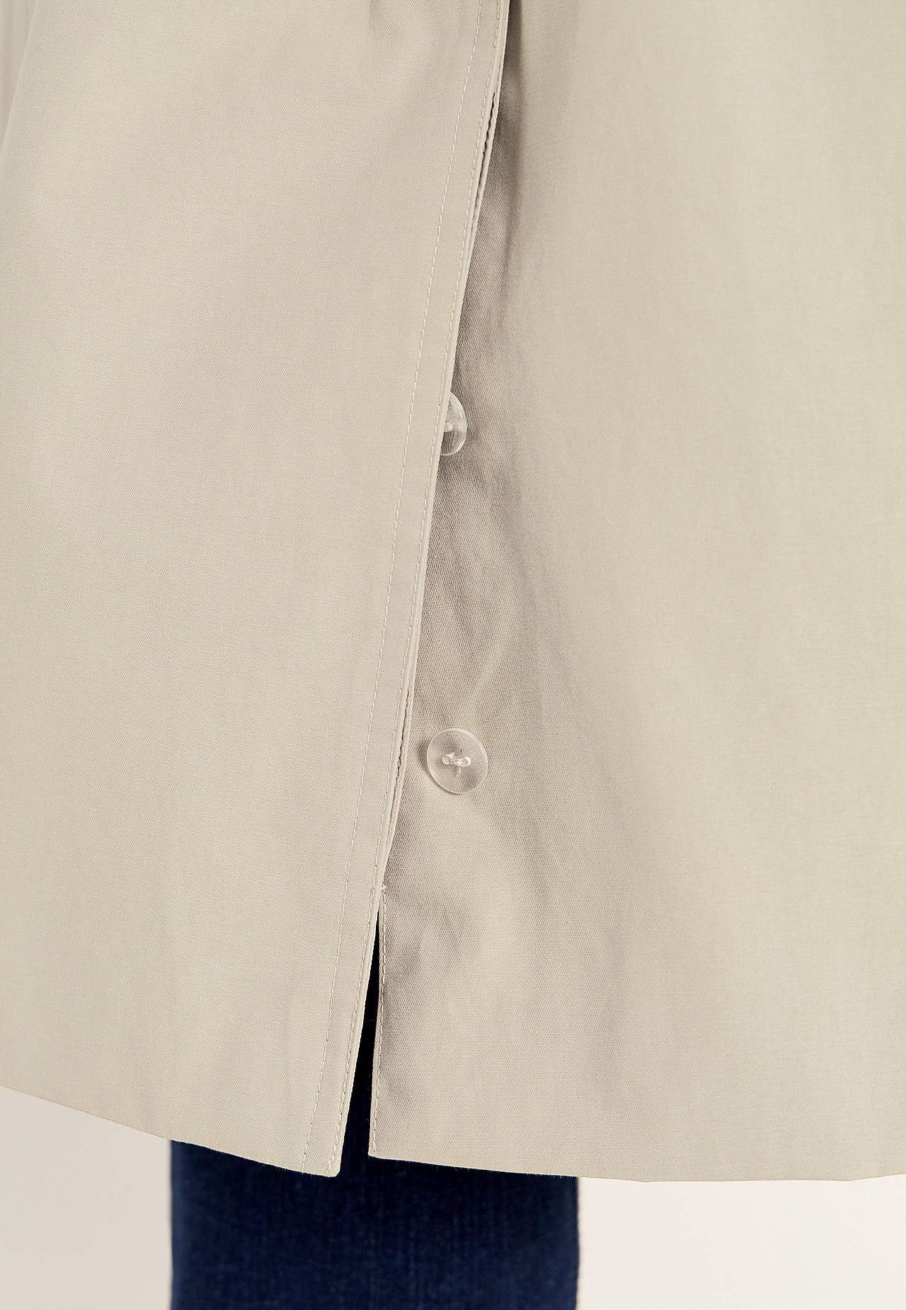 Enkelknäppt trenchcoat