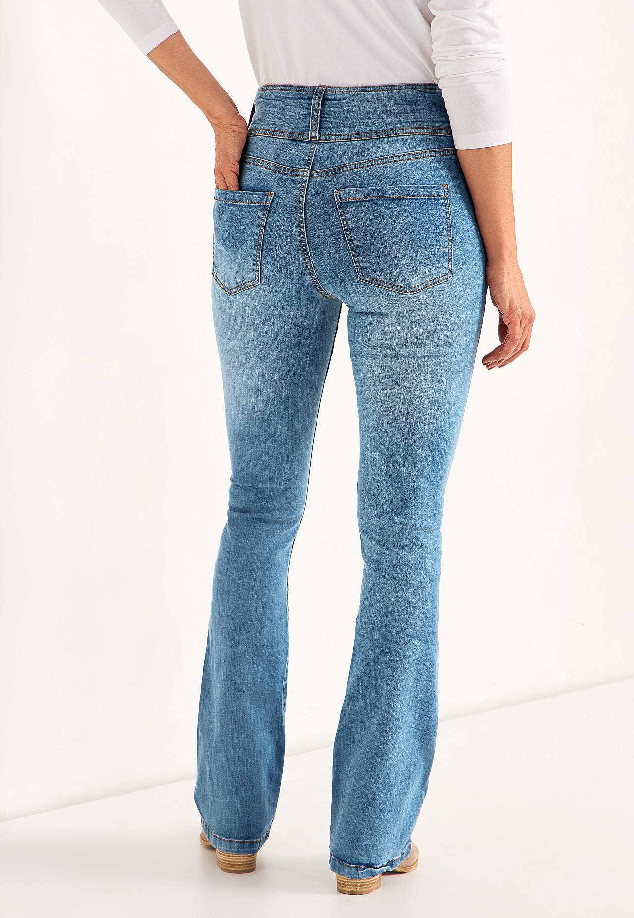 Bootcut jeans med hög midja Jennifer