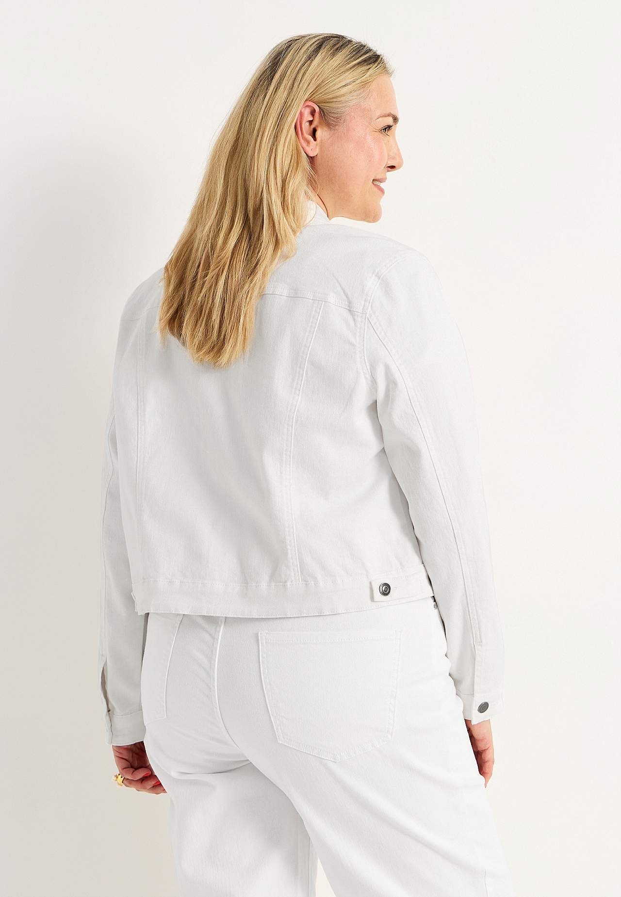 Jeansjacka med stretch