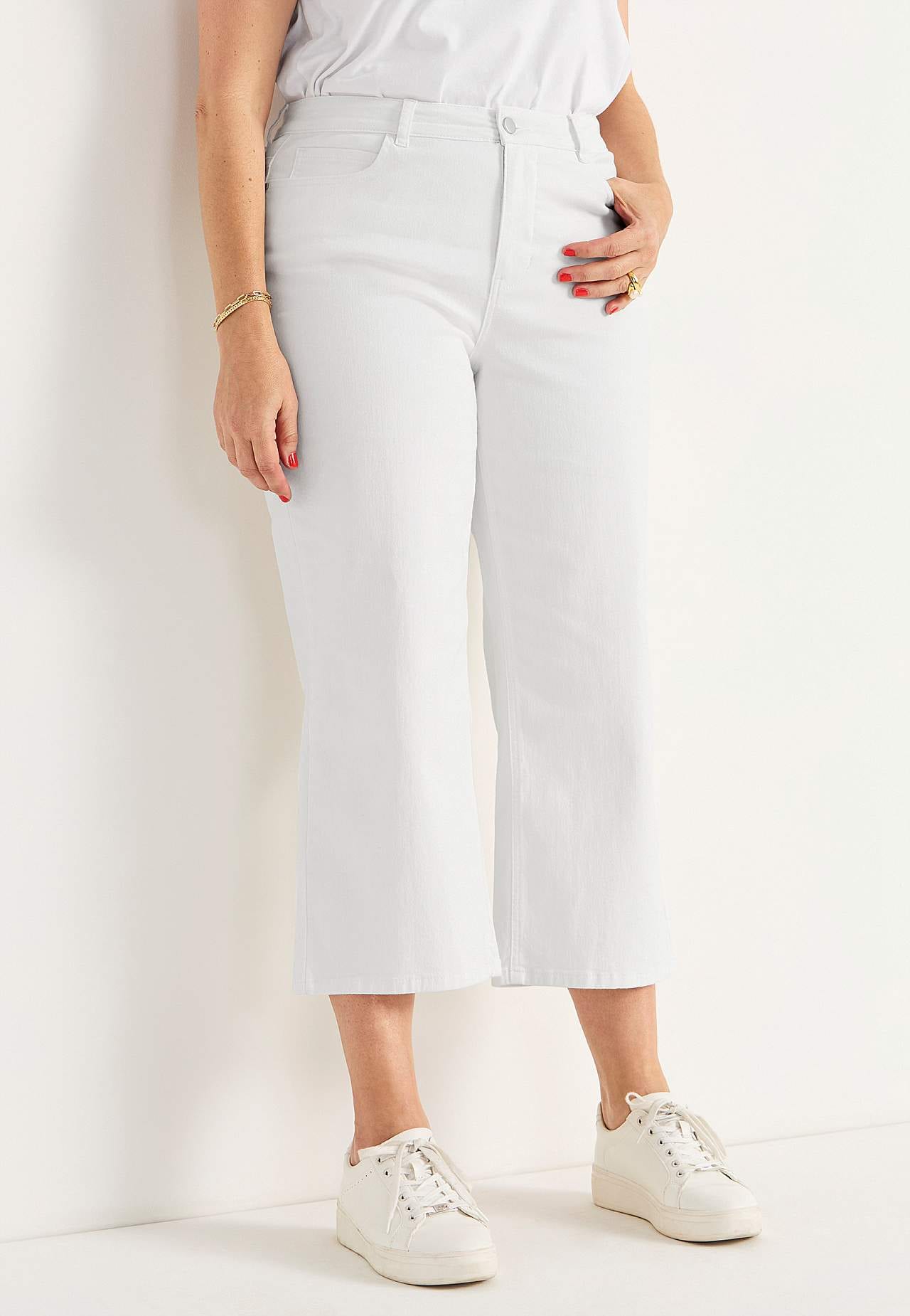 Stretchiga ankeljeans