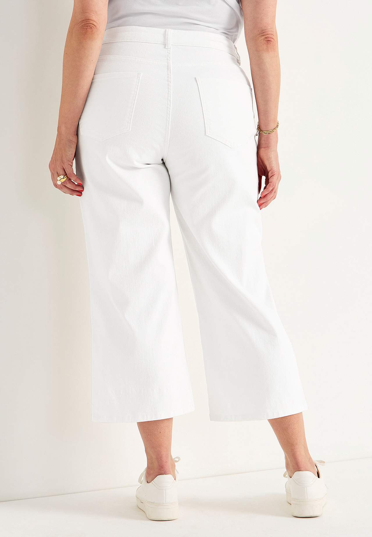 Stretchiga ankeljeans