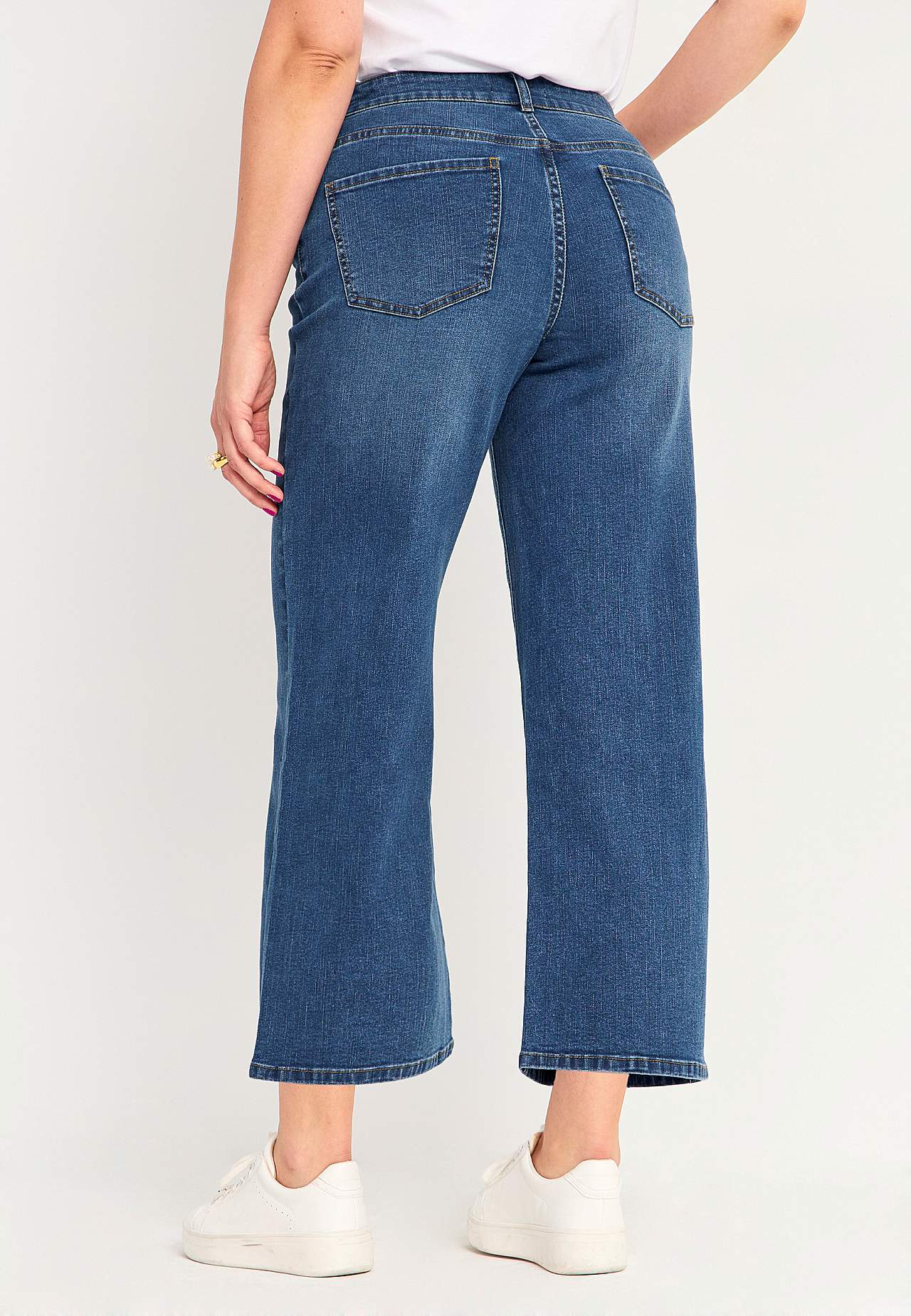 Stretchiga ankeljeans