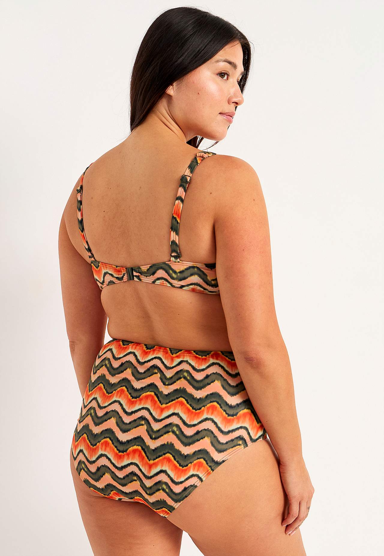Mönstrad bikini-bh