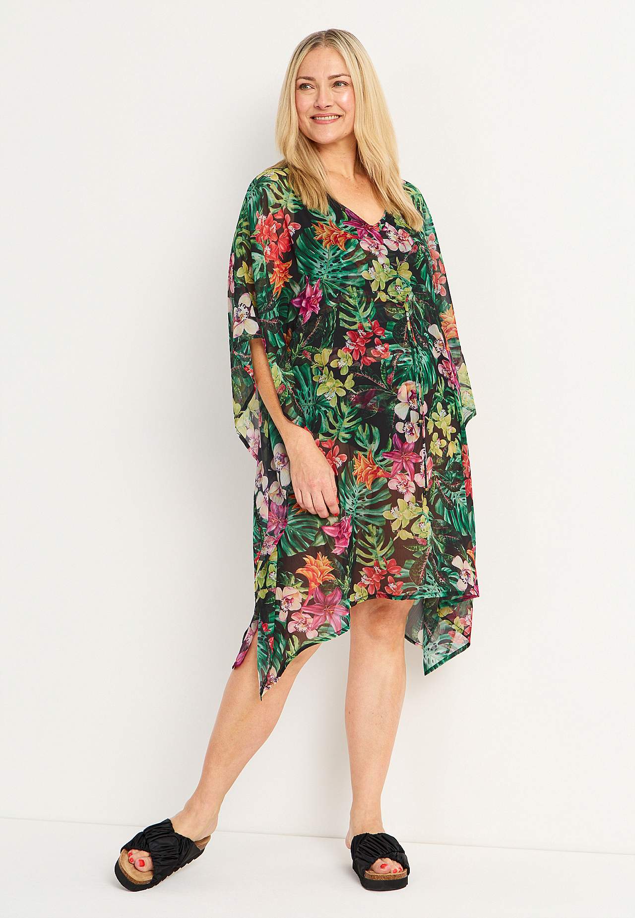 Mönstrad strandkaftan