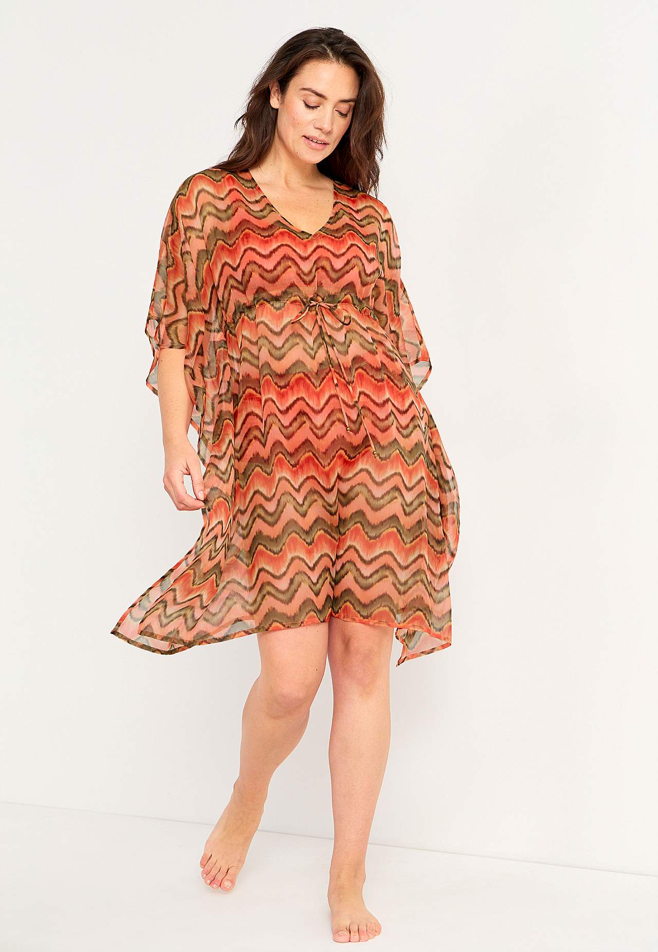 Mönstrad strandkaftan