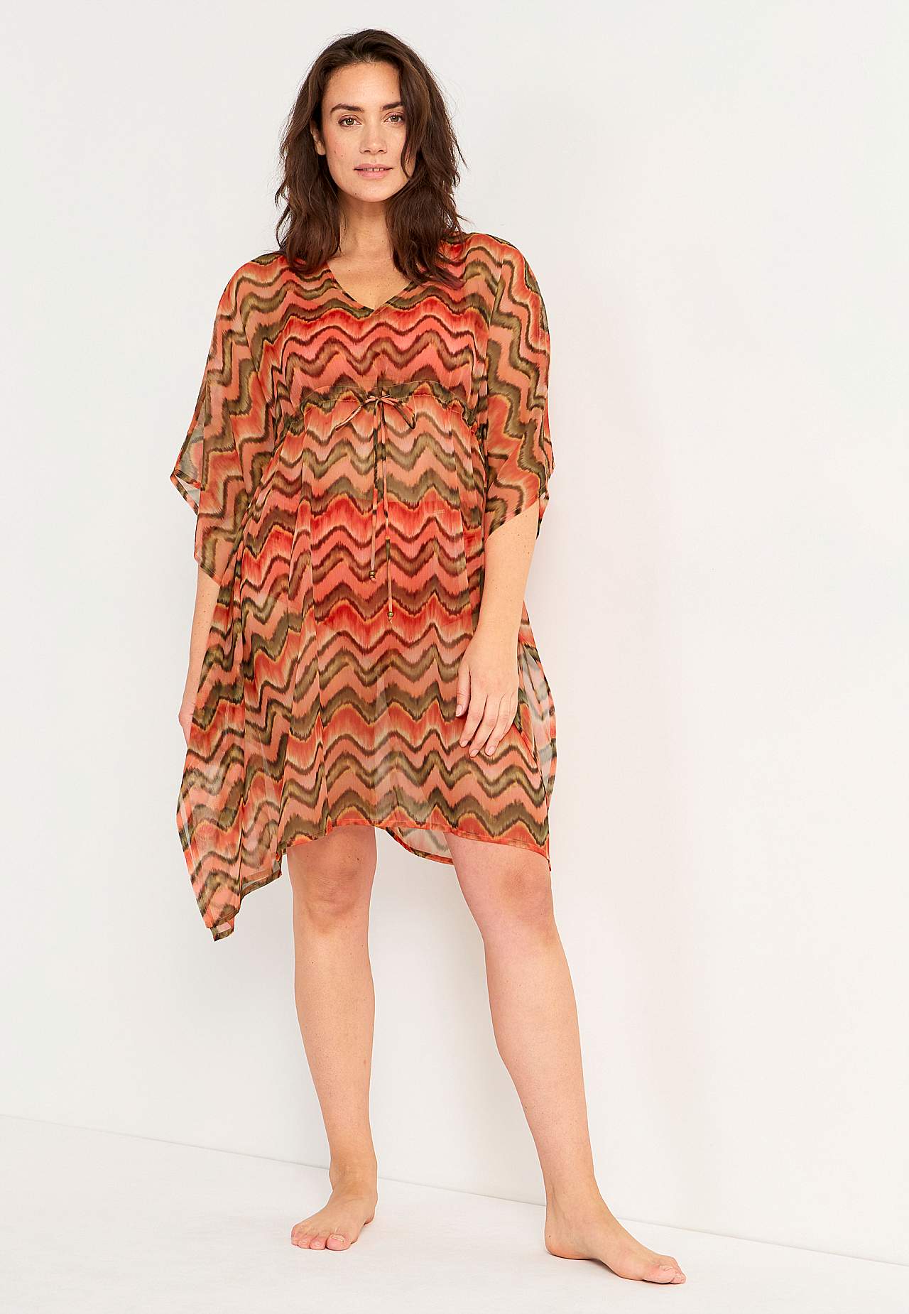 Mönstrad strandkaftan