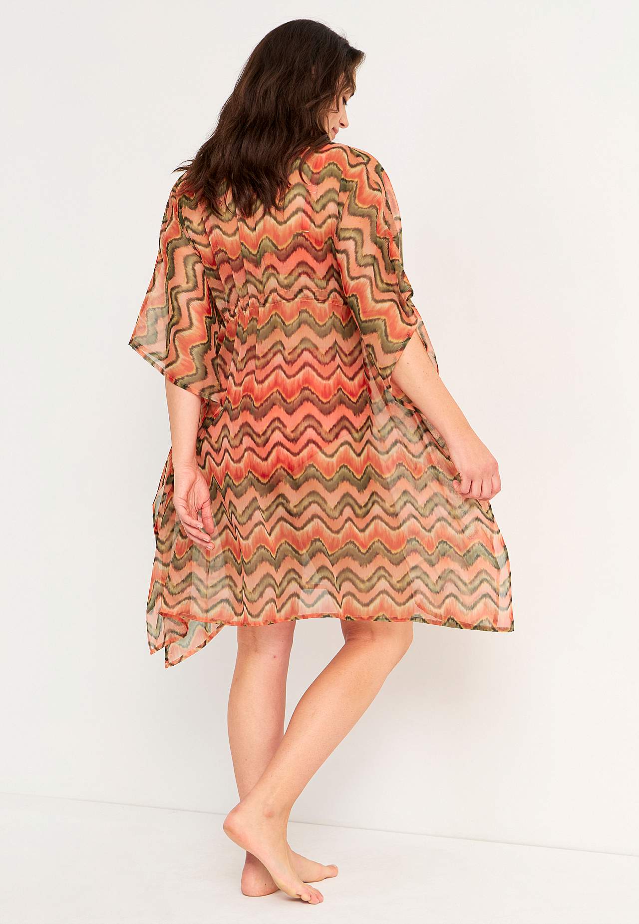Mönstrad strandkaftan