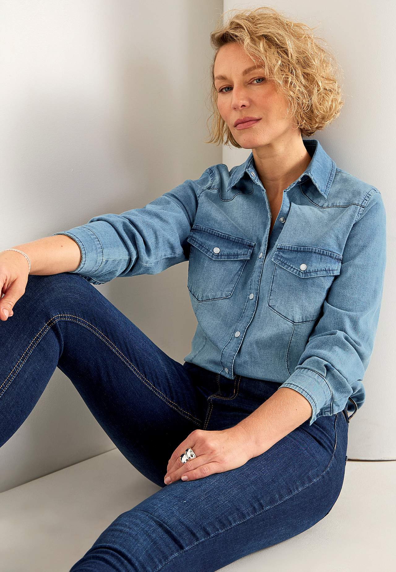 Jeansskjorta