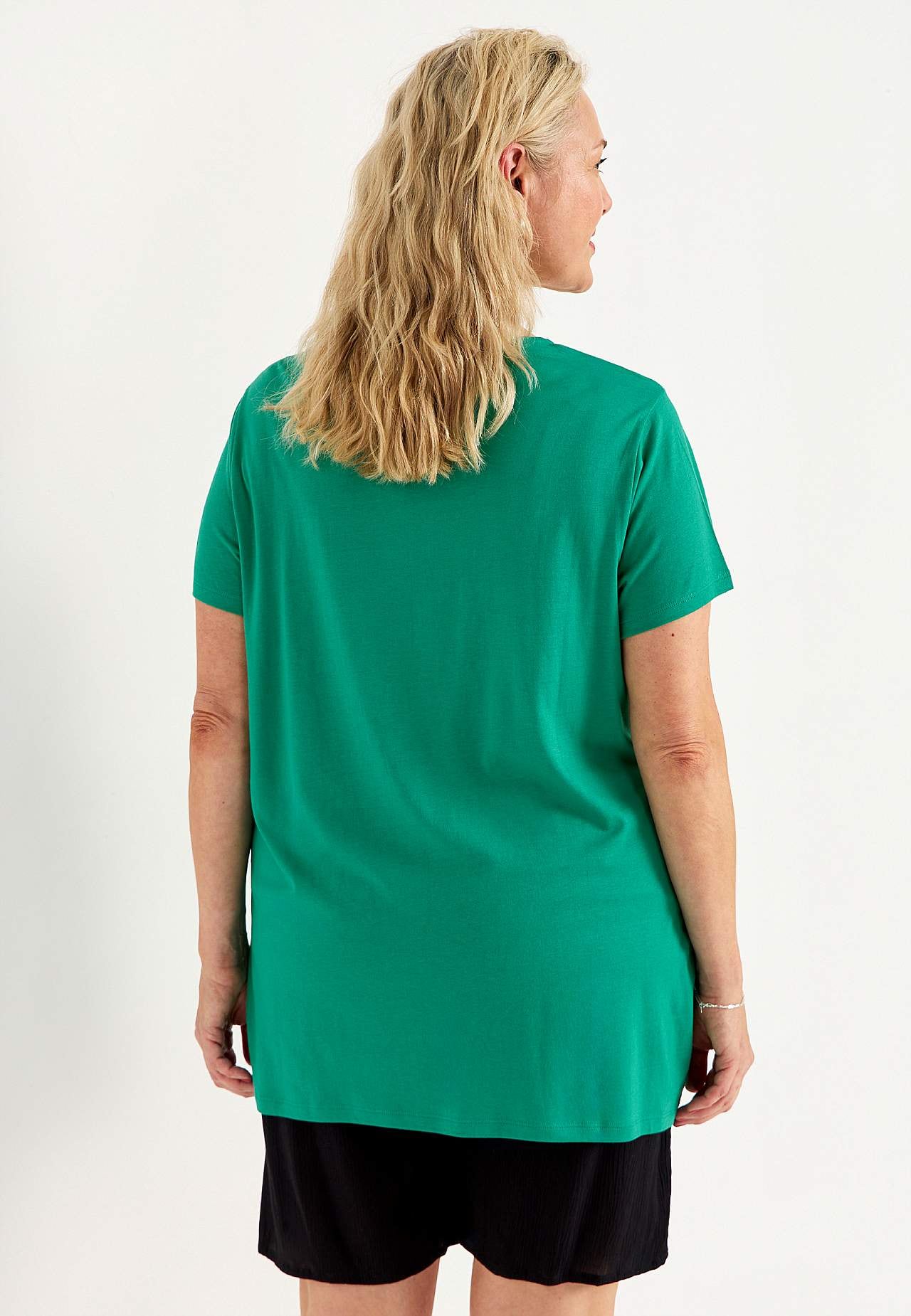 Kortärmad trikåtunika