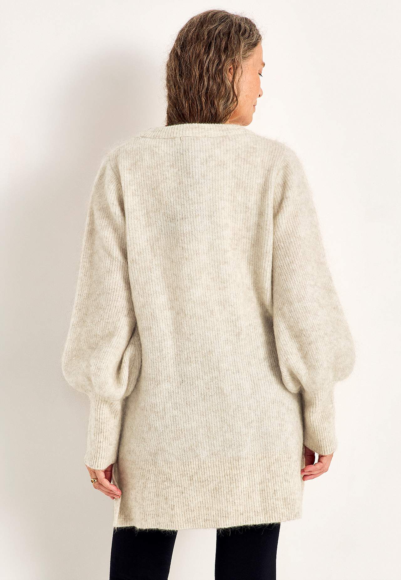 Tunika Premium i mohair- och ullblandning