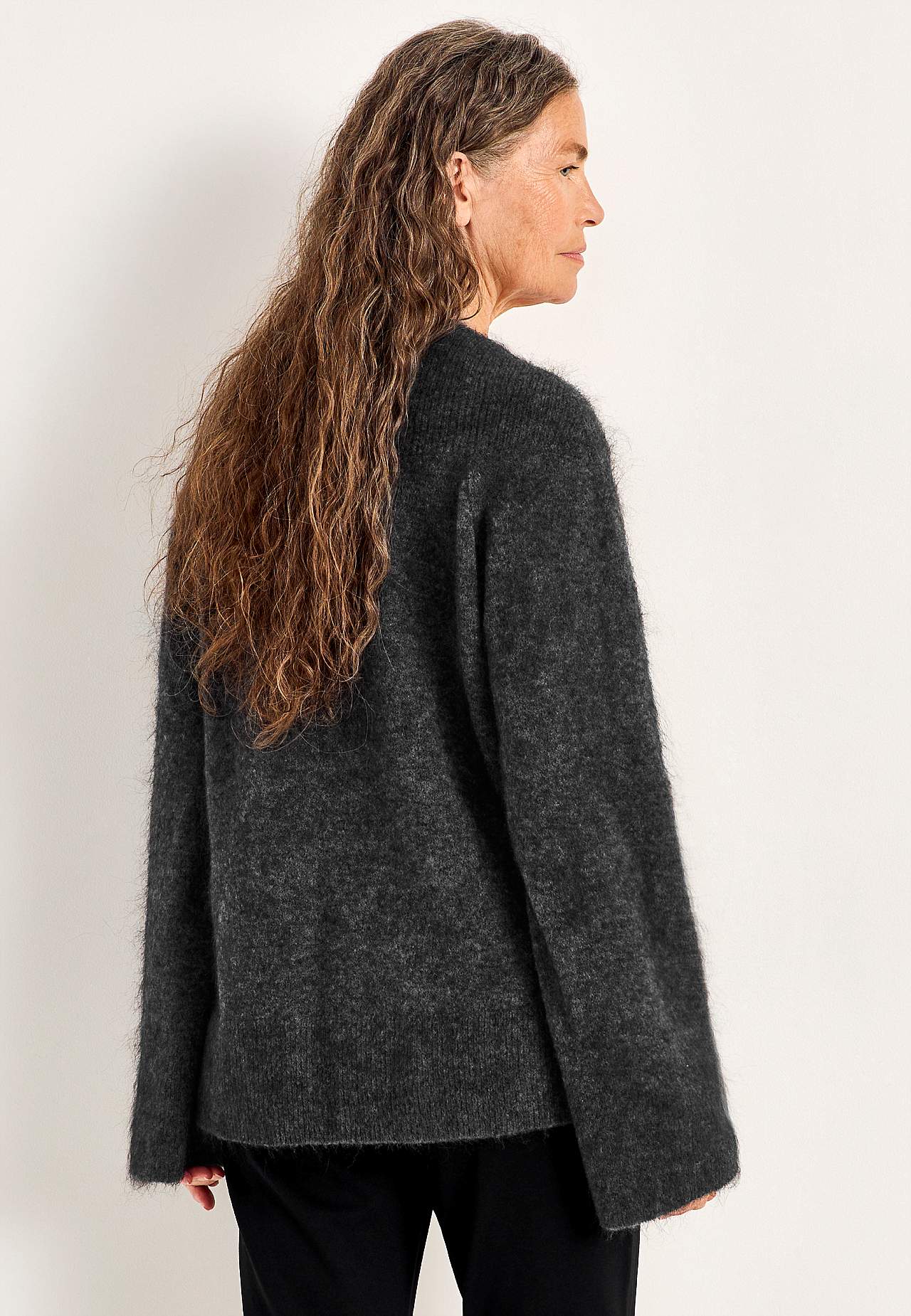 Tröja Premium i mohair- och ullblandning