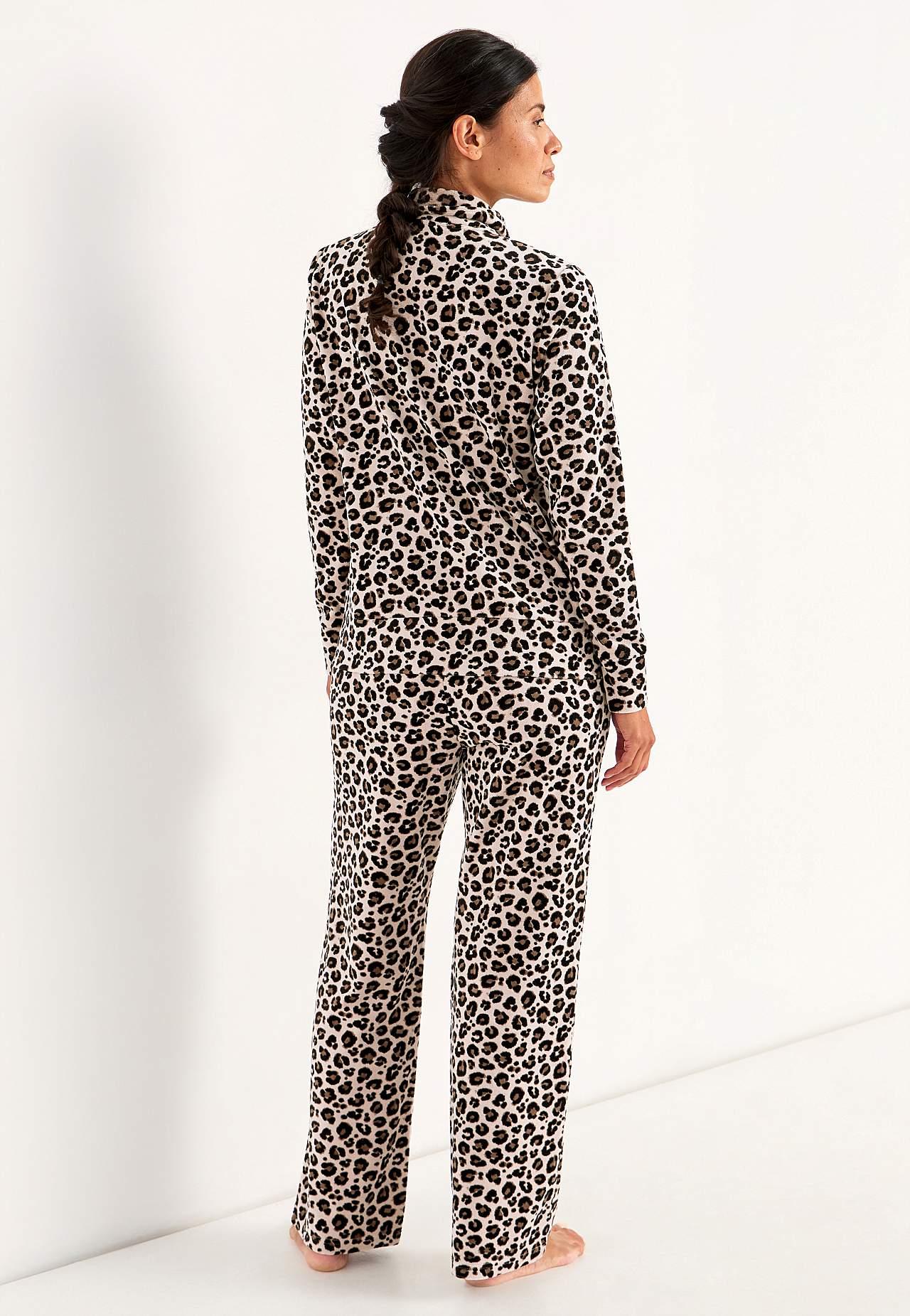 Velourjacka med dragkedja Wilma