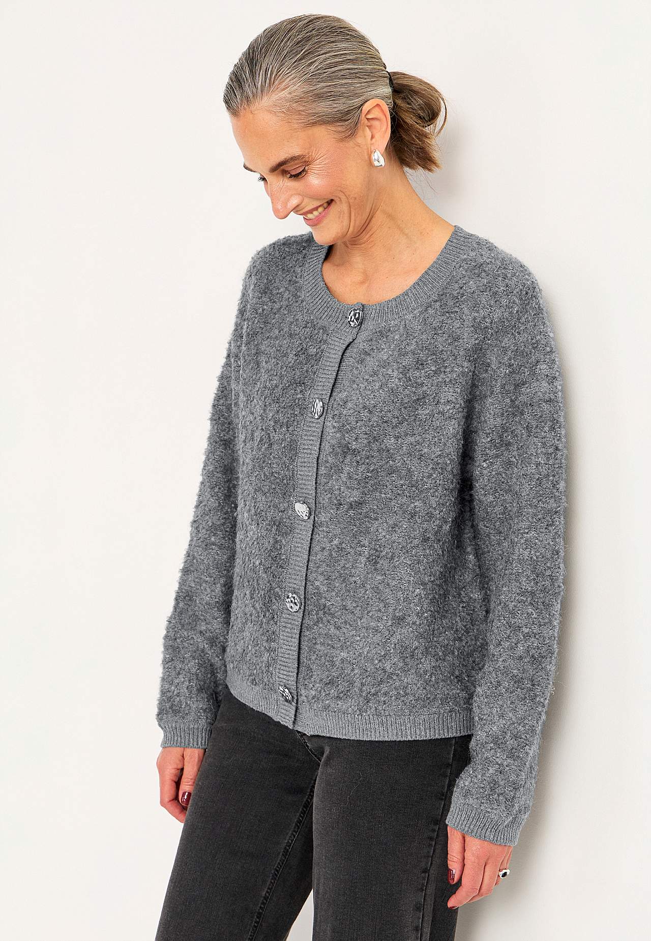 Stickad cardigan