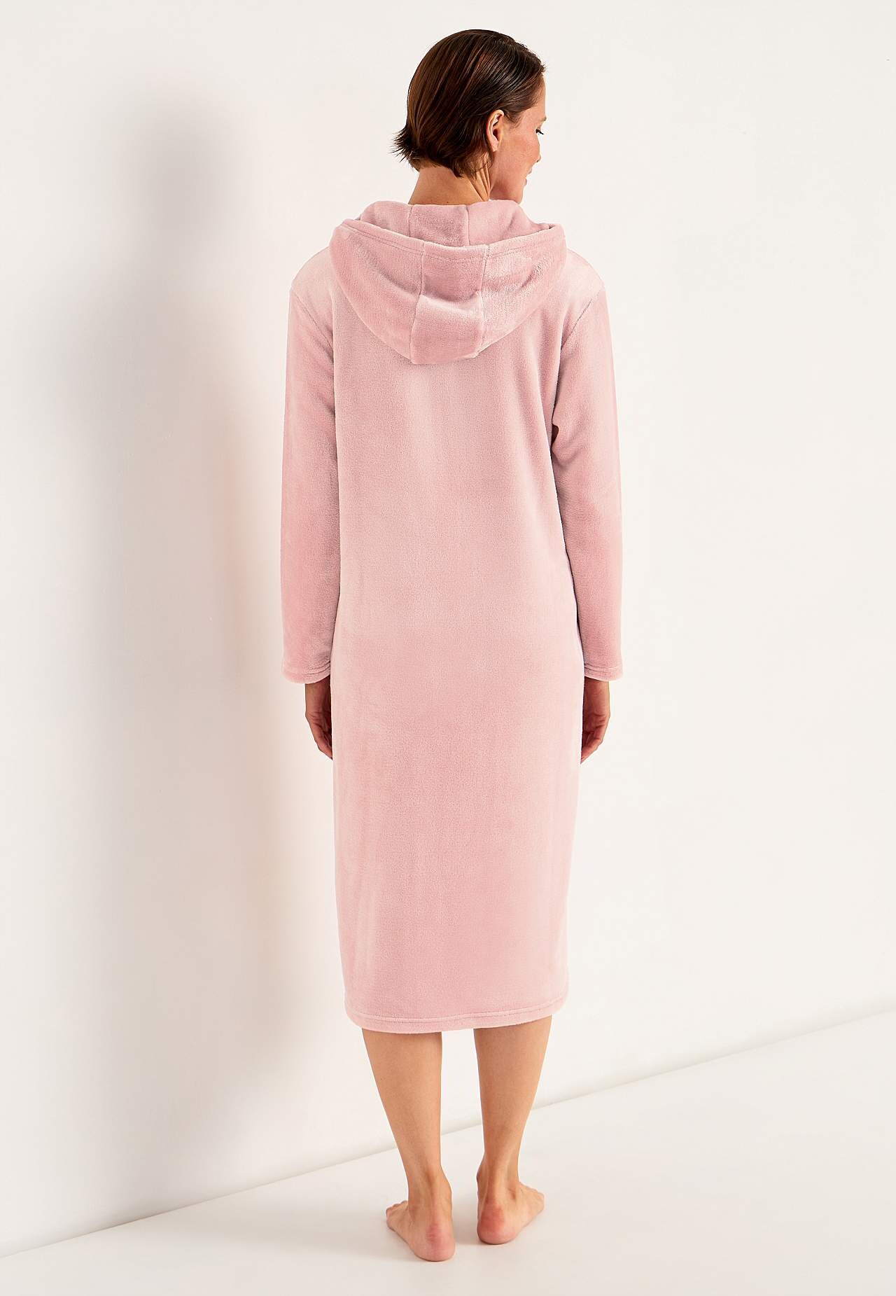 Morgonrock i fleece