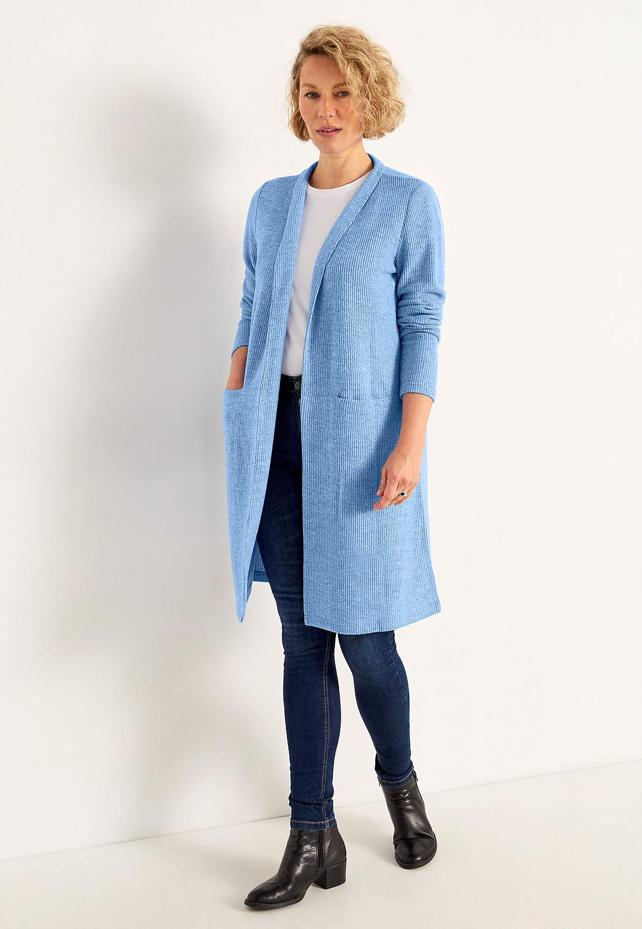 Supermjuk cardigan med fickor