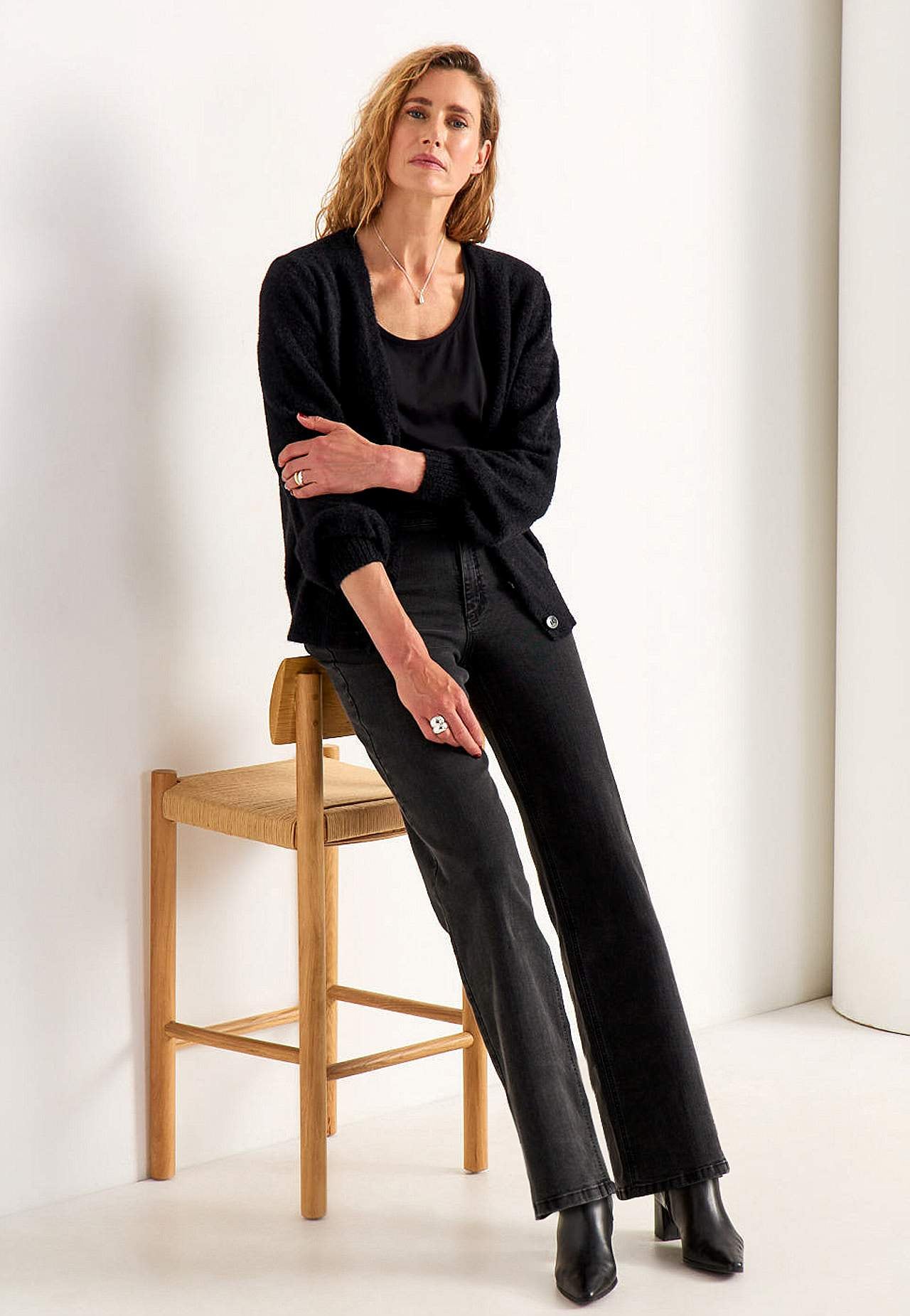 Stickad cardigan