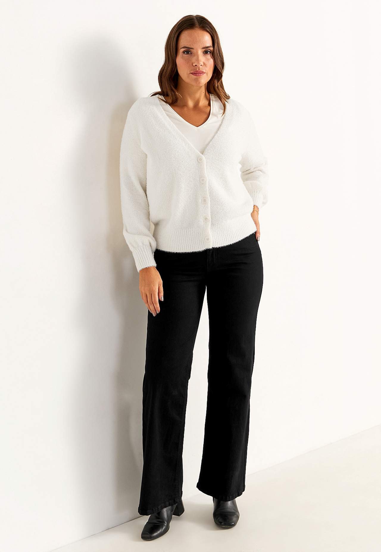 Stickad cardigan