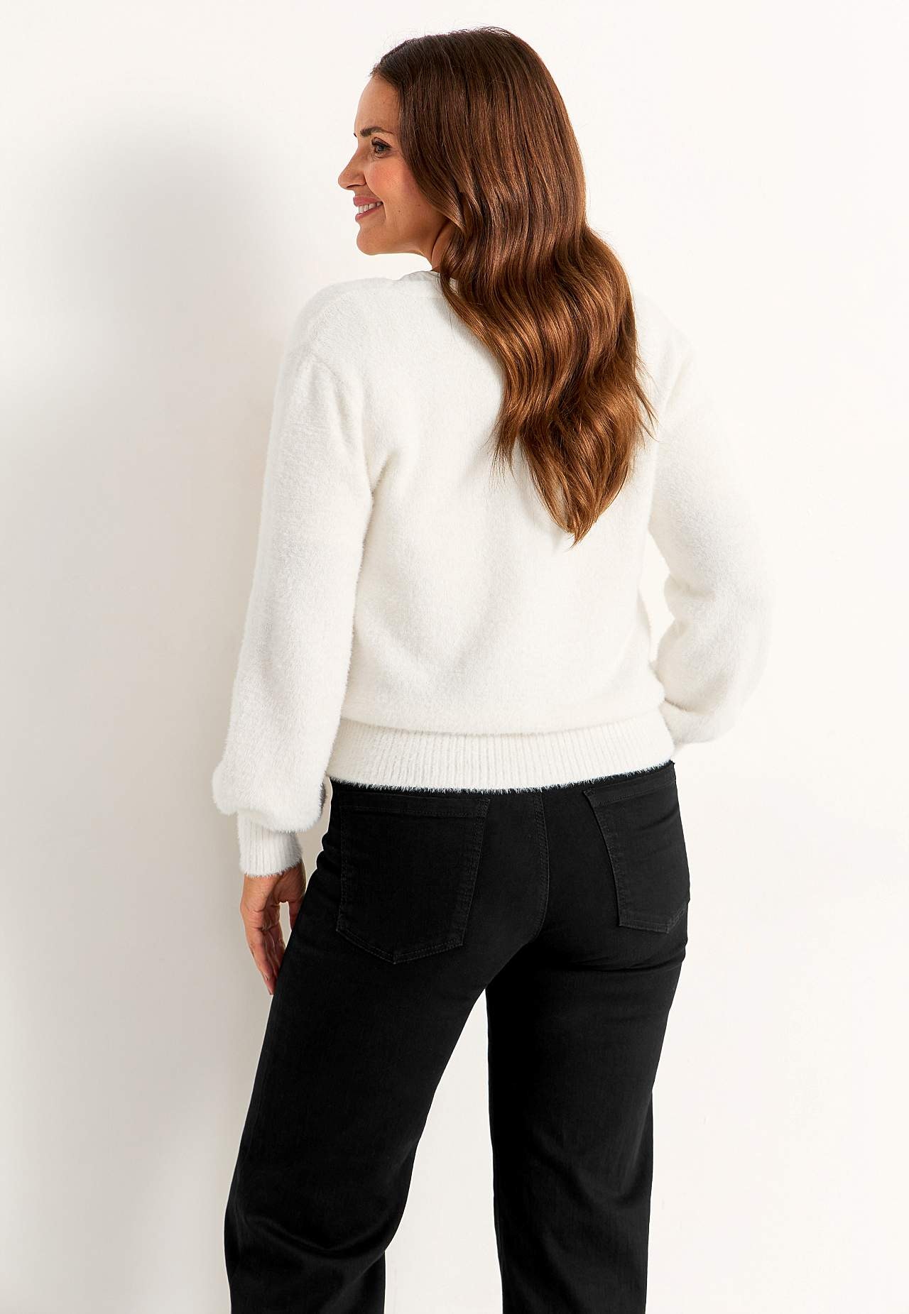 Stickad cardigan