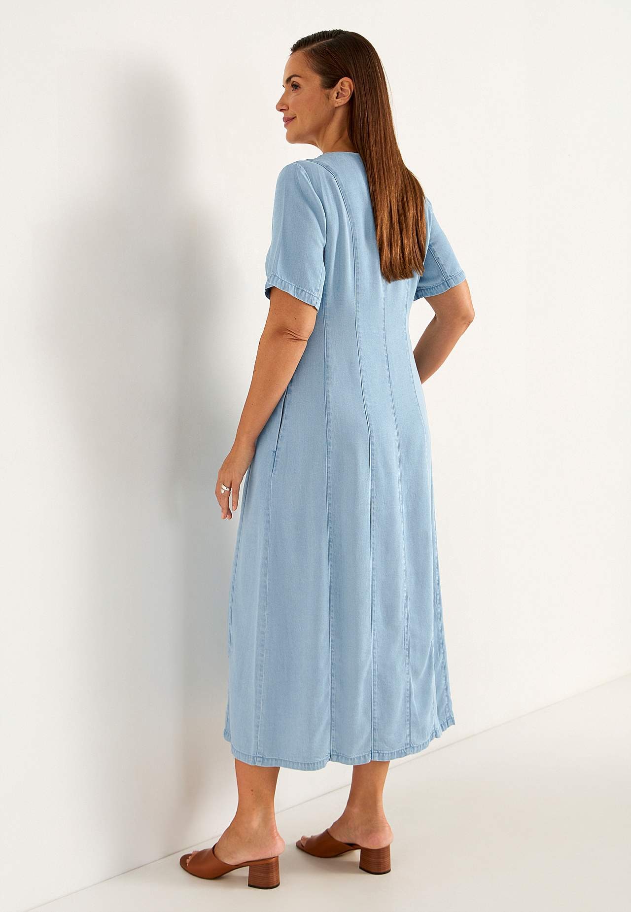 Supermjuk Premium denimklänning