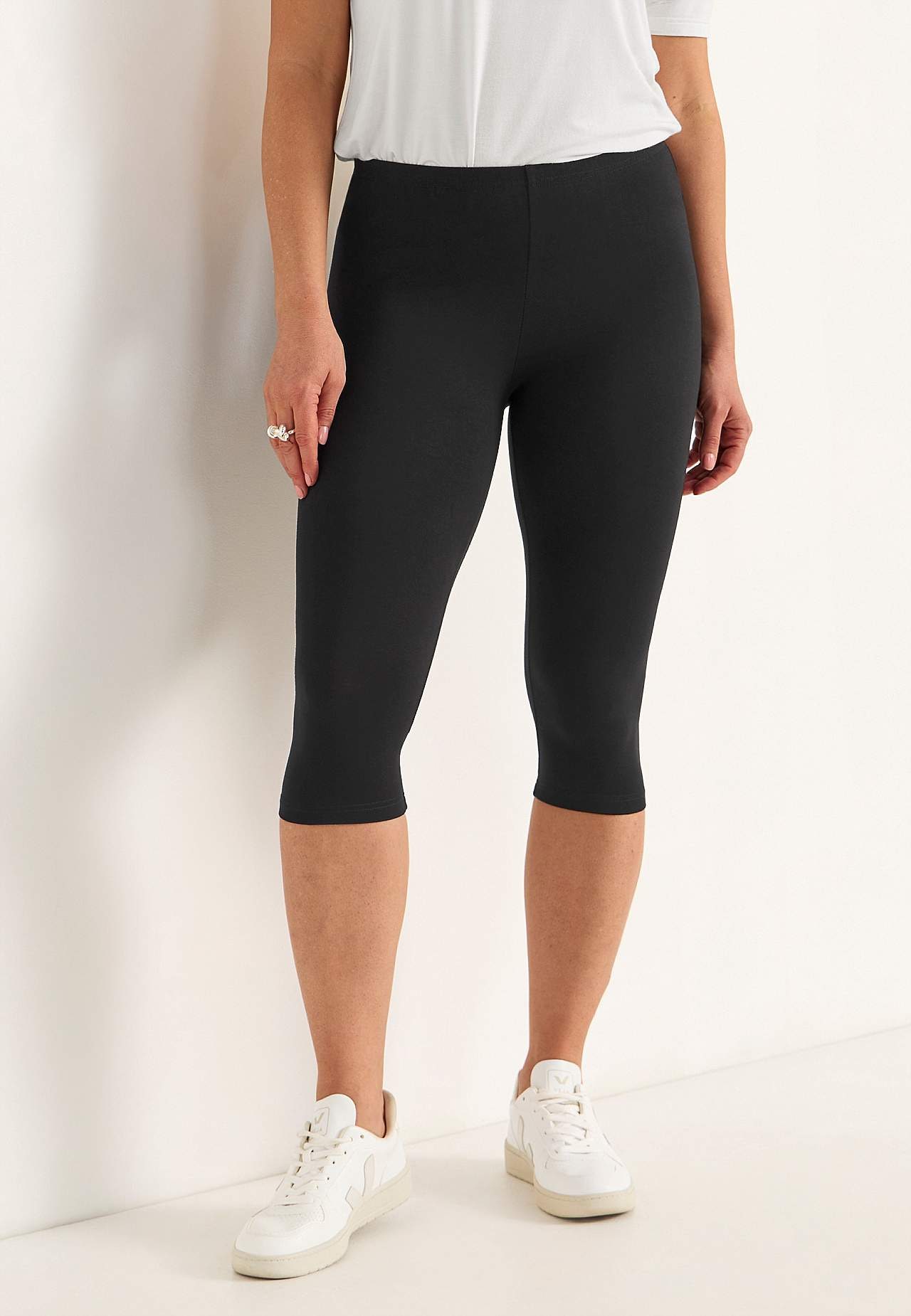Caprileggings i trikå