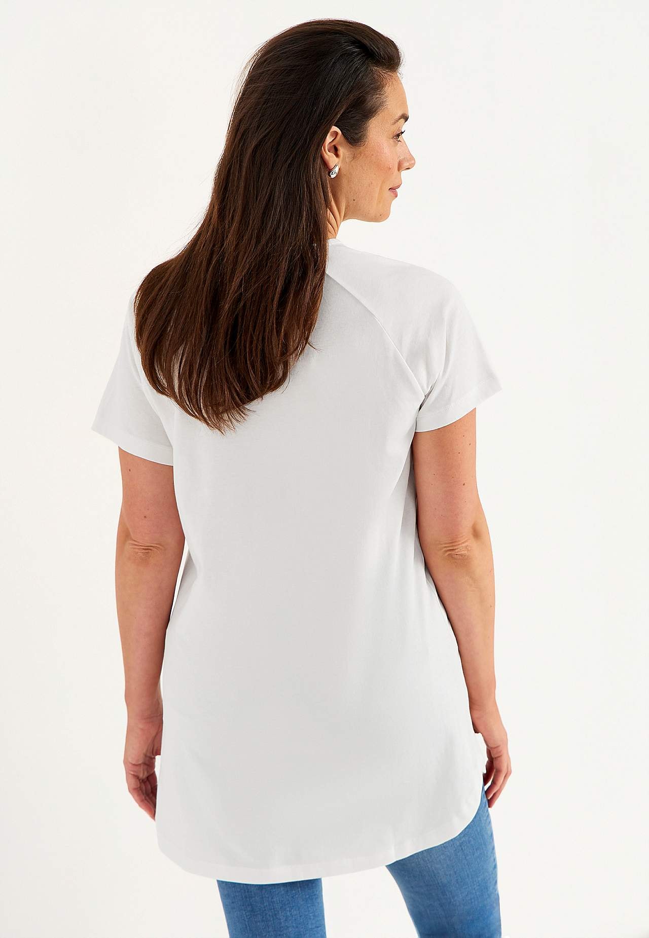 Trikåtunika i ekologisk bomull 2-pack