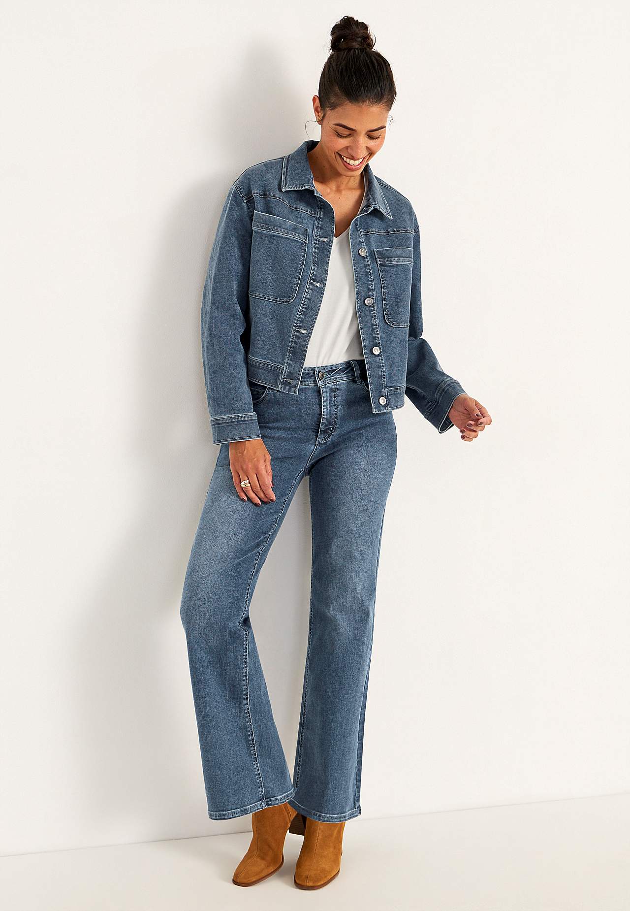 Vida jeans i superstretchig denim