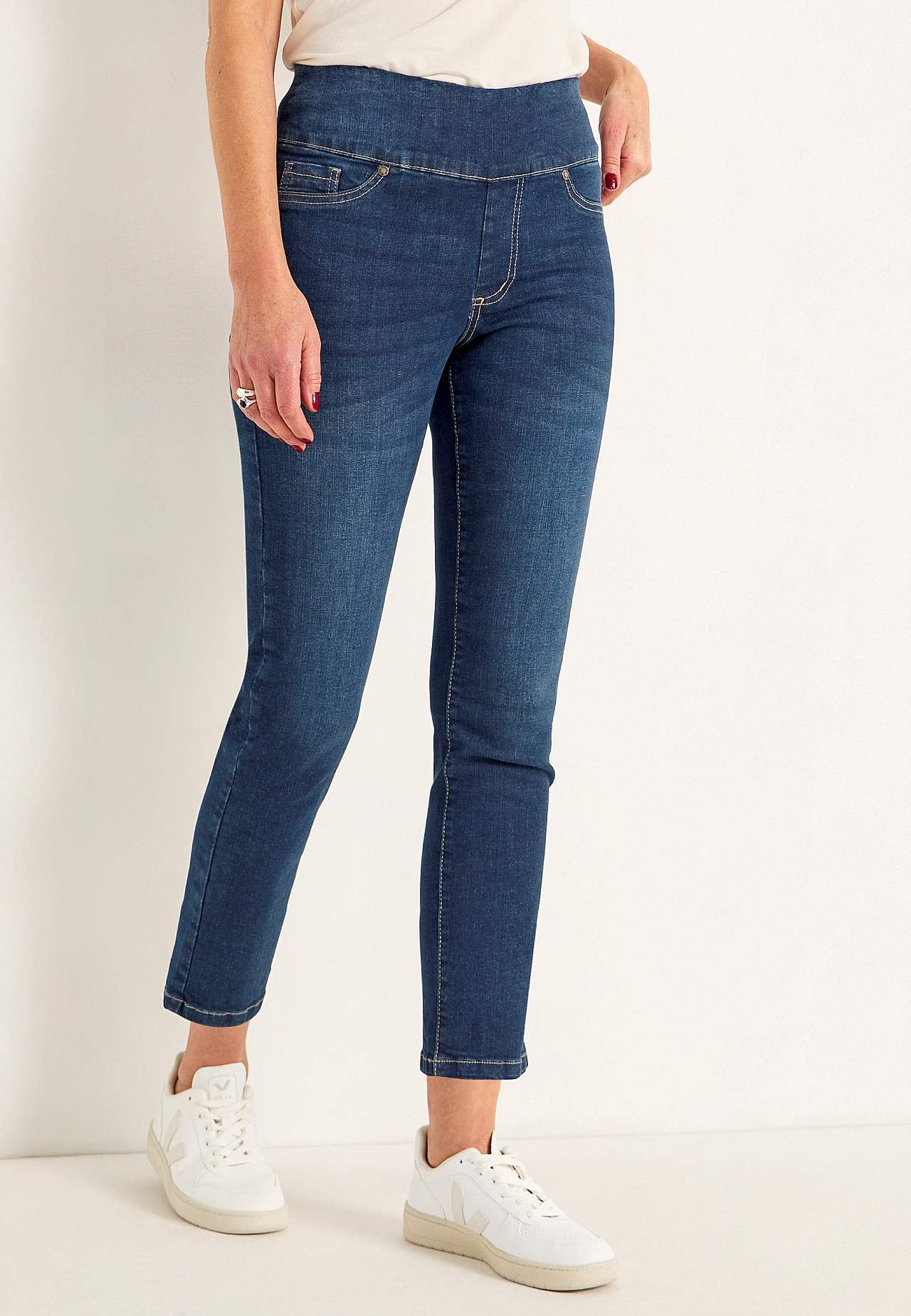 Supersköna ankeljeans i denim