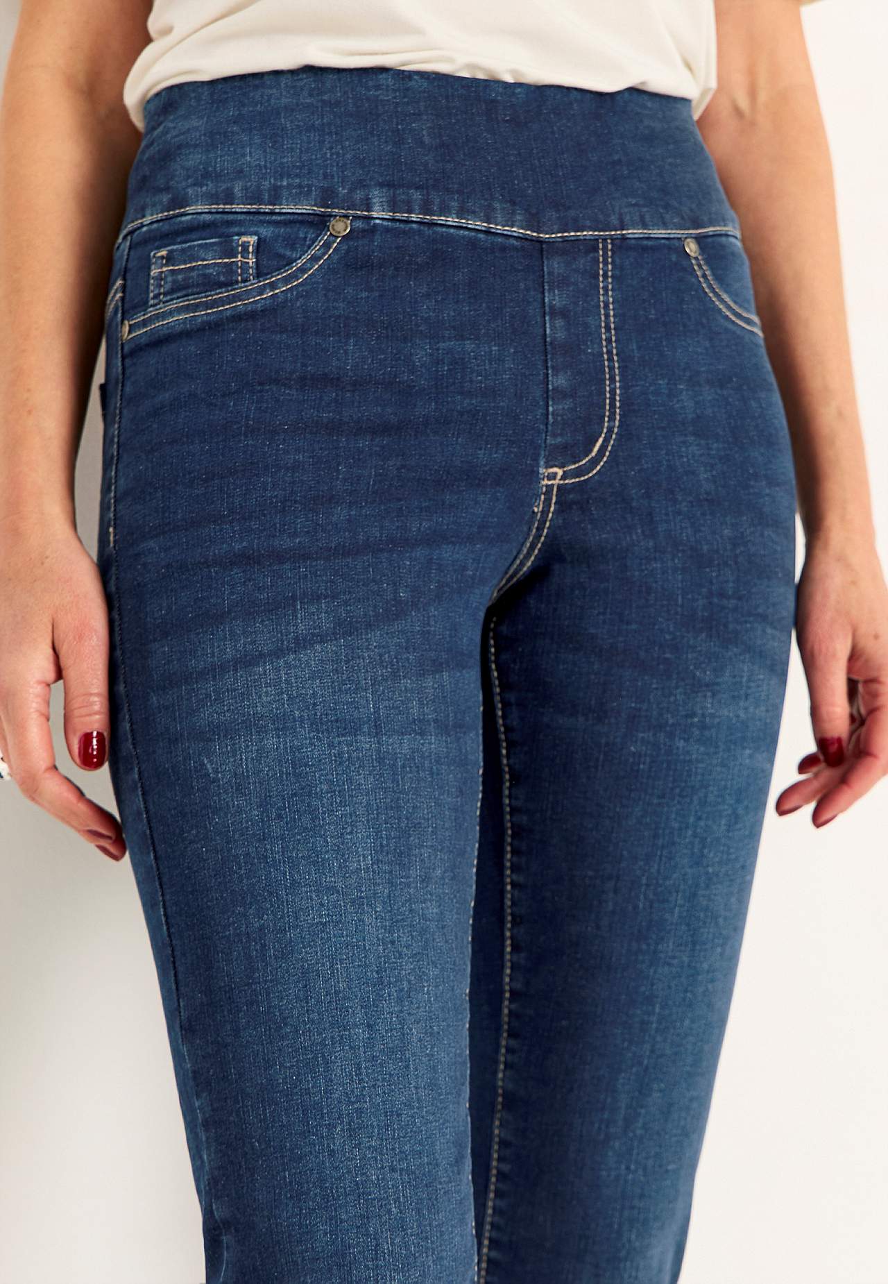 Supersköna ankeljeans i denim