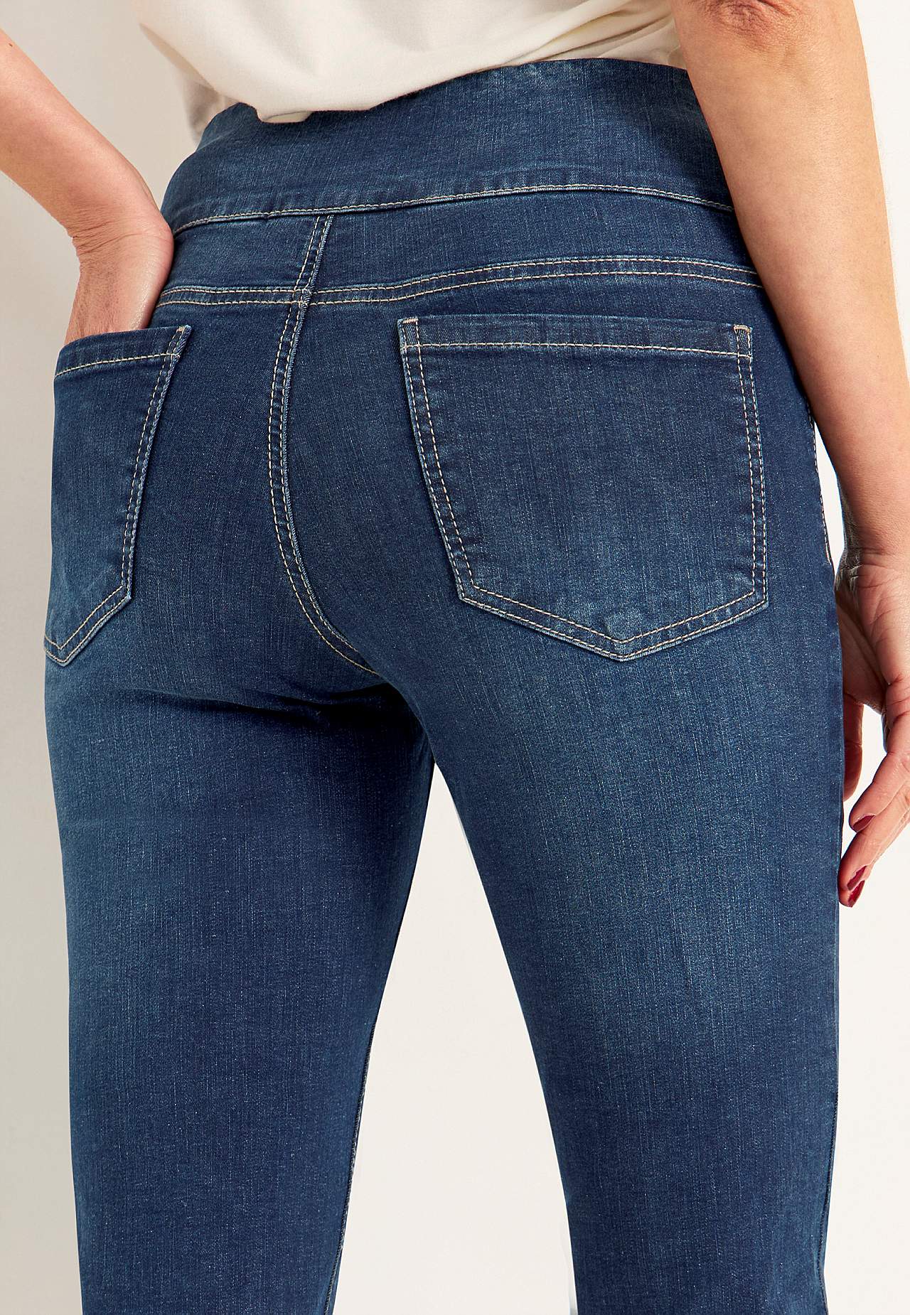 Supersköna ankeljeans i denim