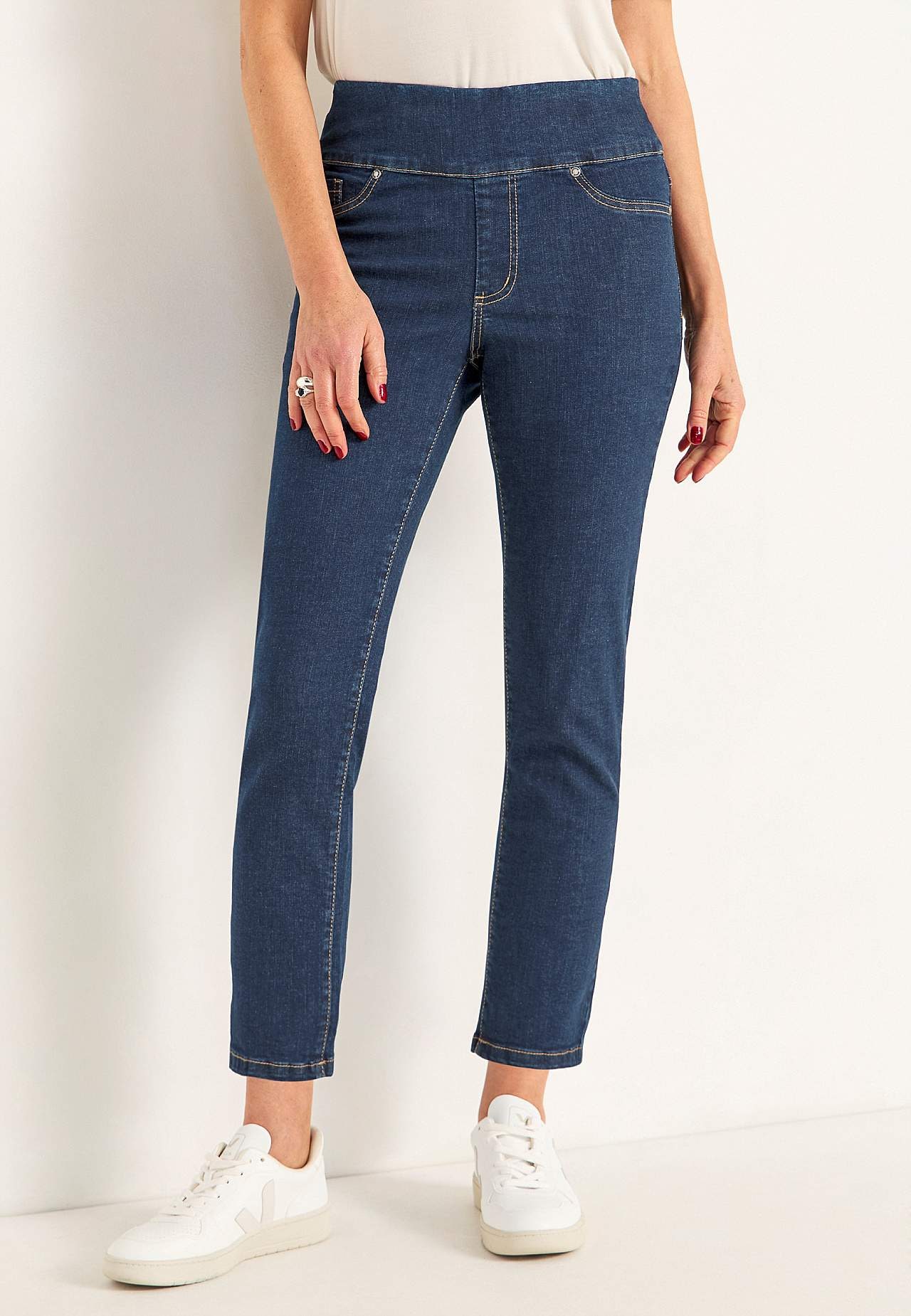 Supersköna ankeljeans i denim