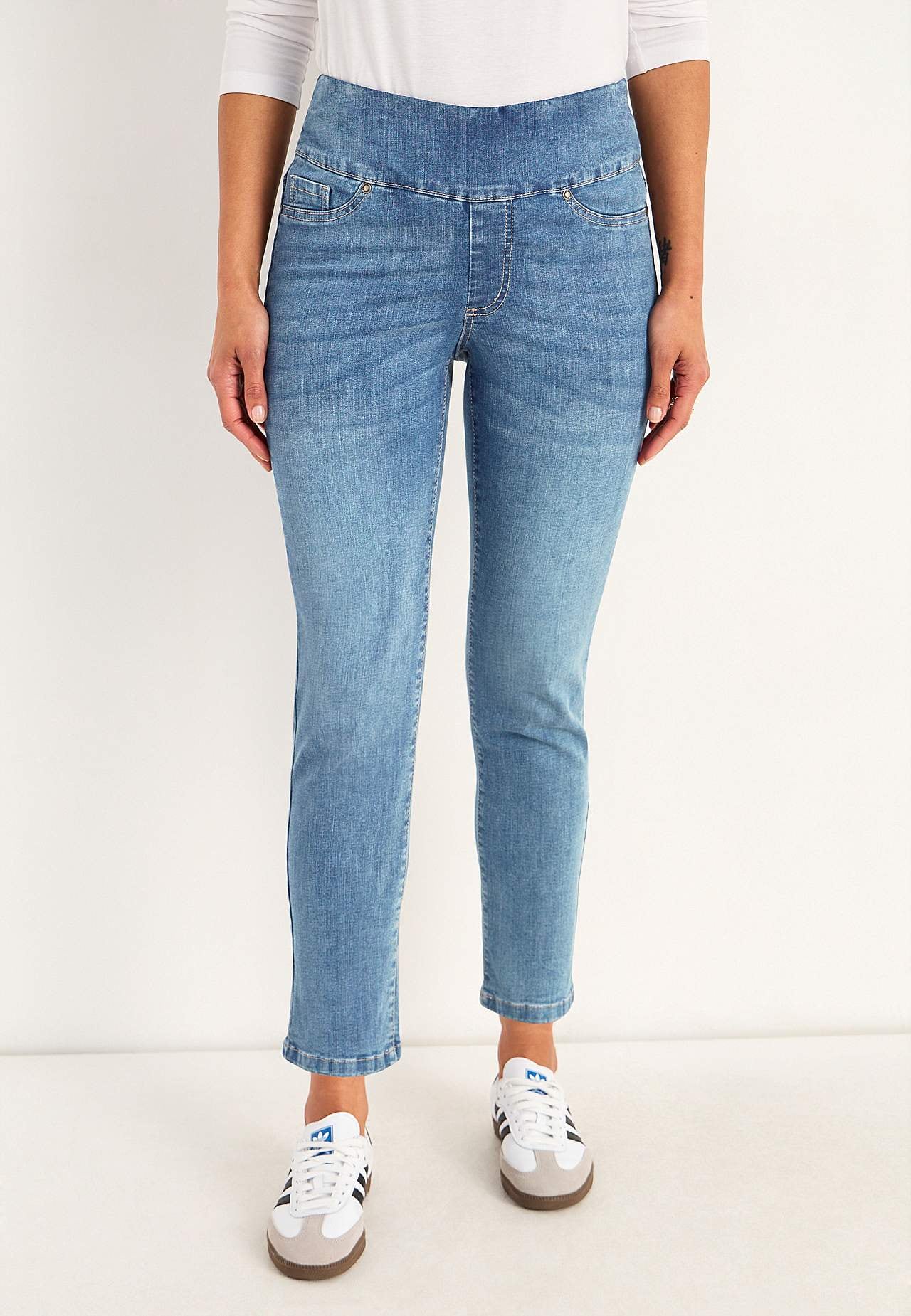 Supersköna ankeljeans i denim