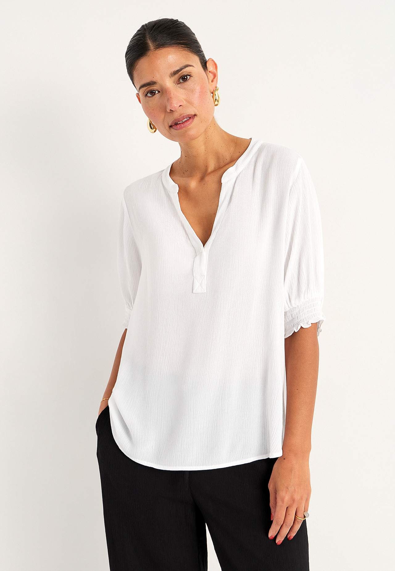 Crepe blus