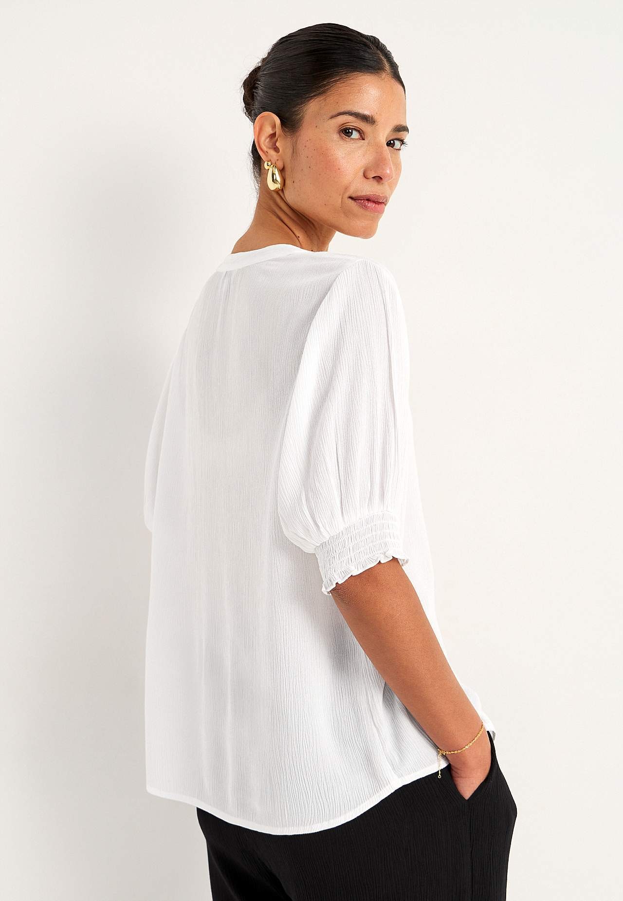 Crepe blus