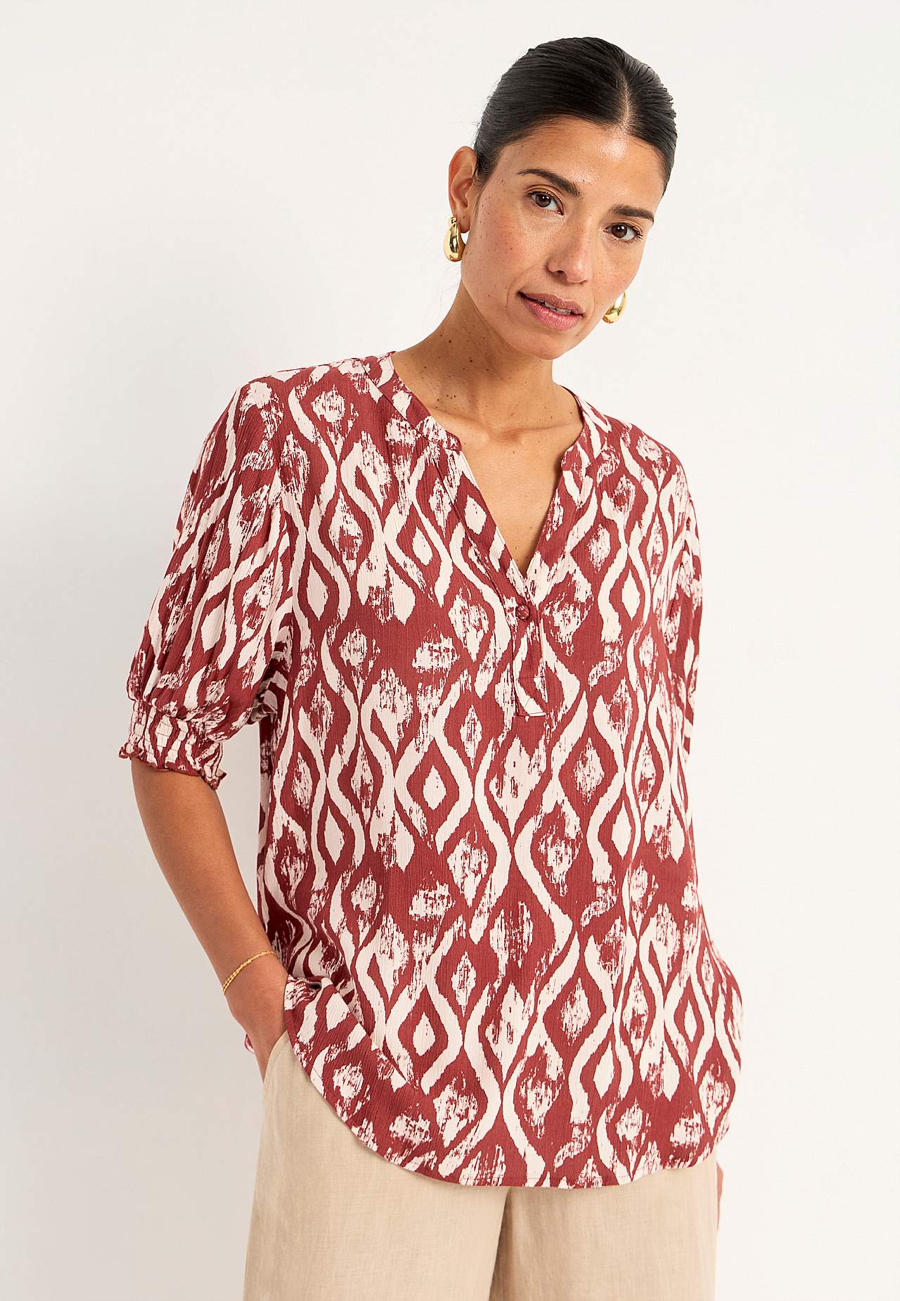 Crepe blus