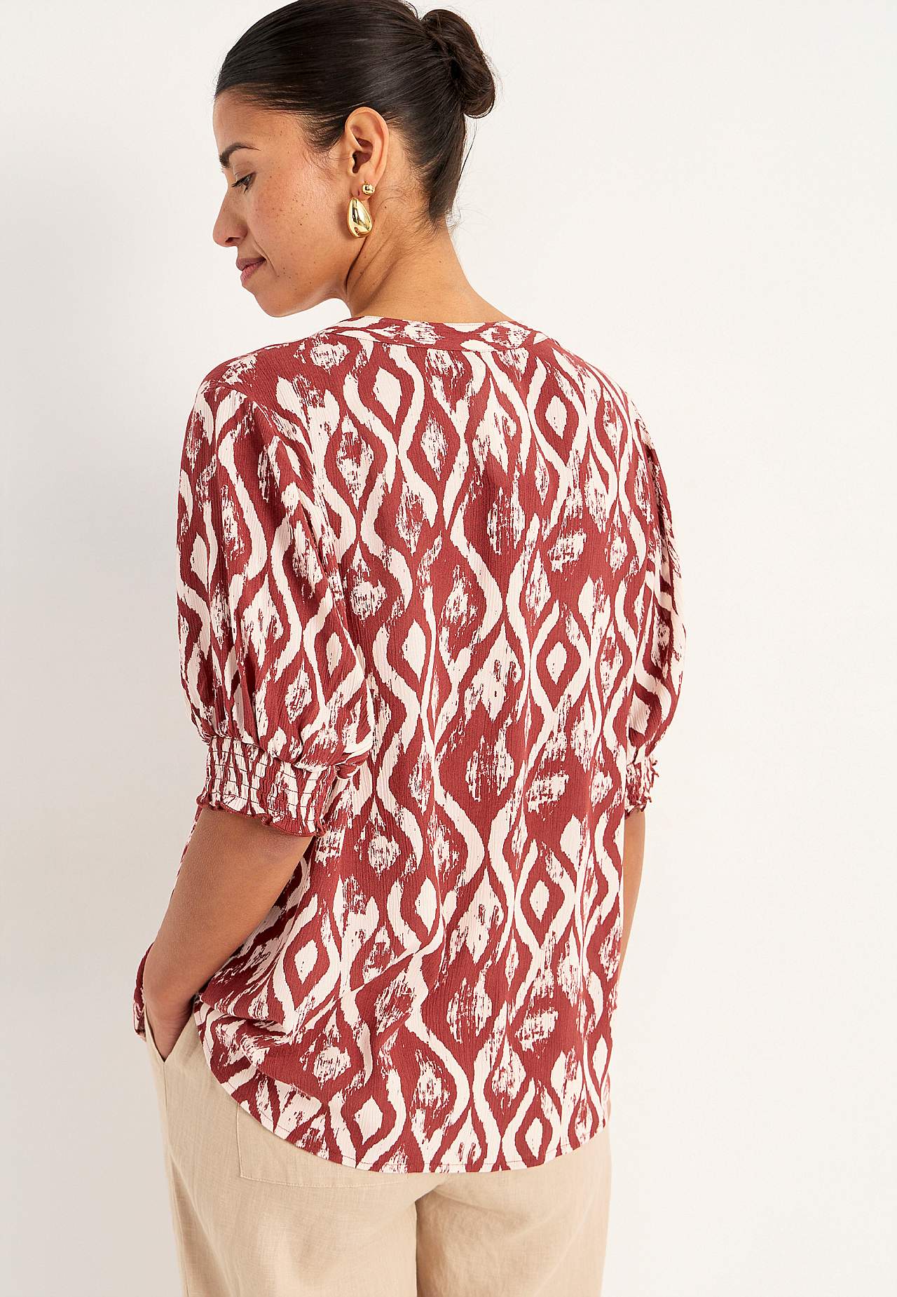 Crepe blus