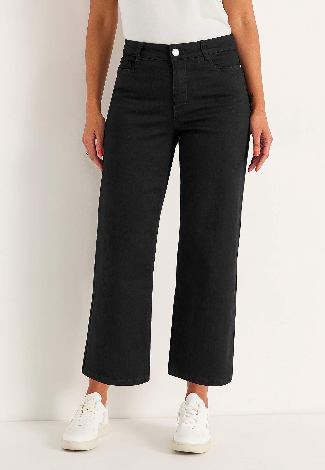 Stretchiga ankeljeans