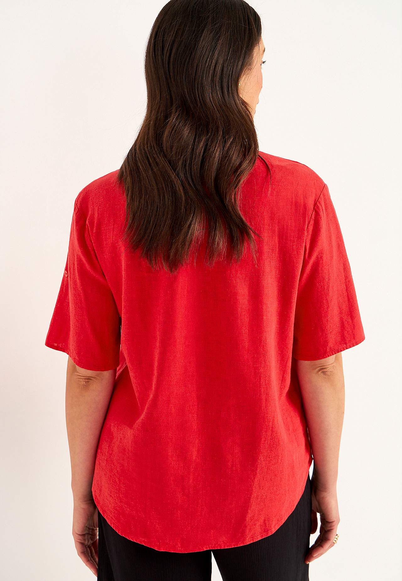 Blus i linnemix