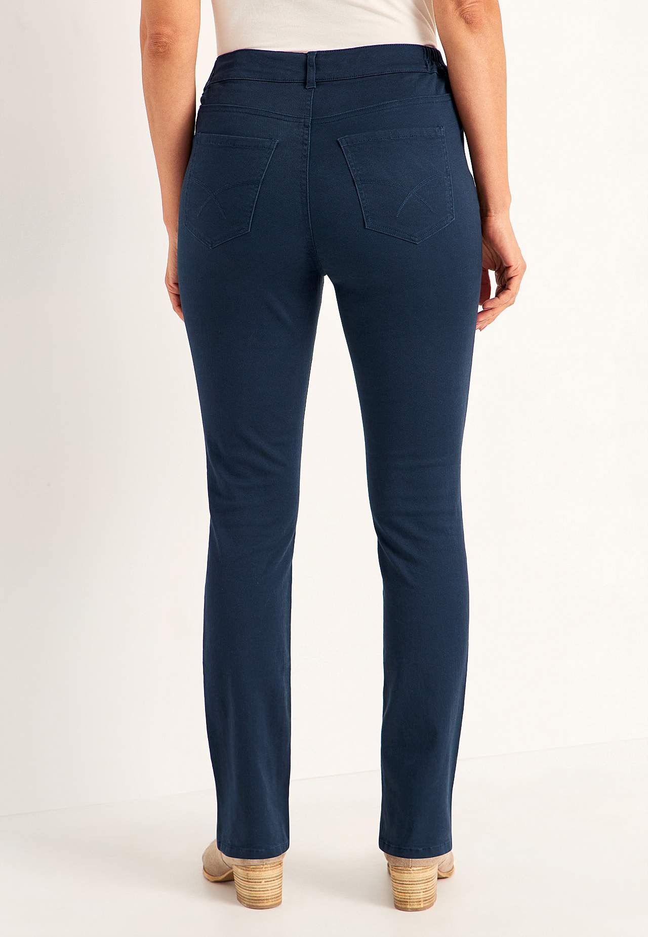 Jeans med resårmidja