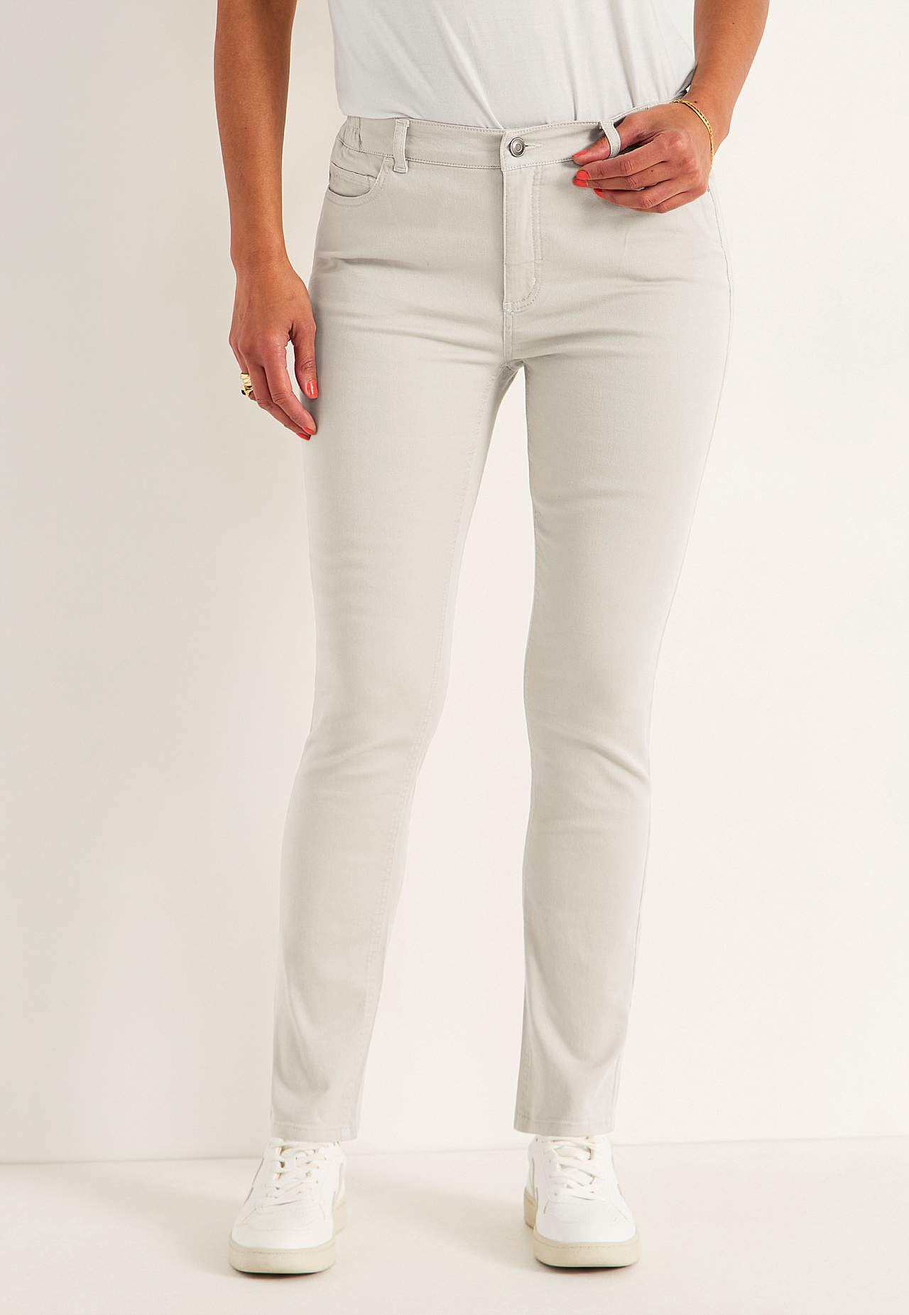 Jeans med resårmidja